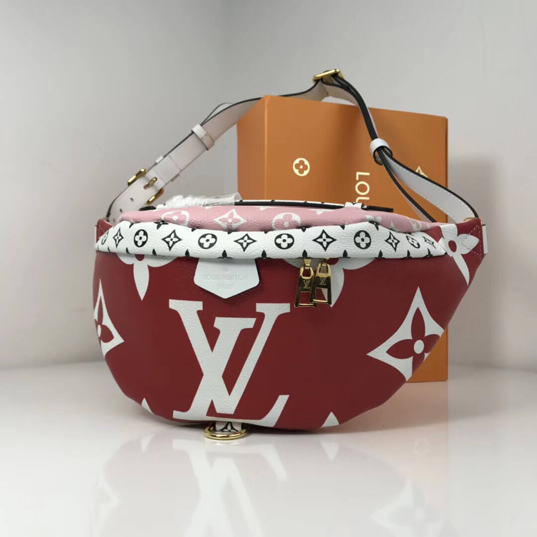 Louis Vuitton Canvas Ladies Bumbag M43644 Red/Pink