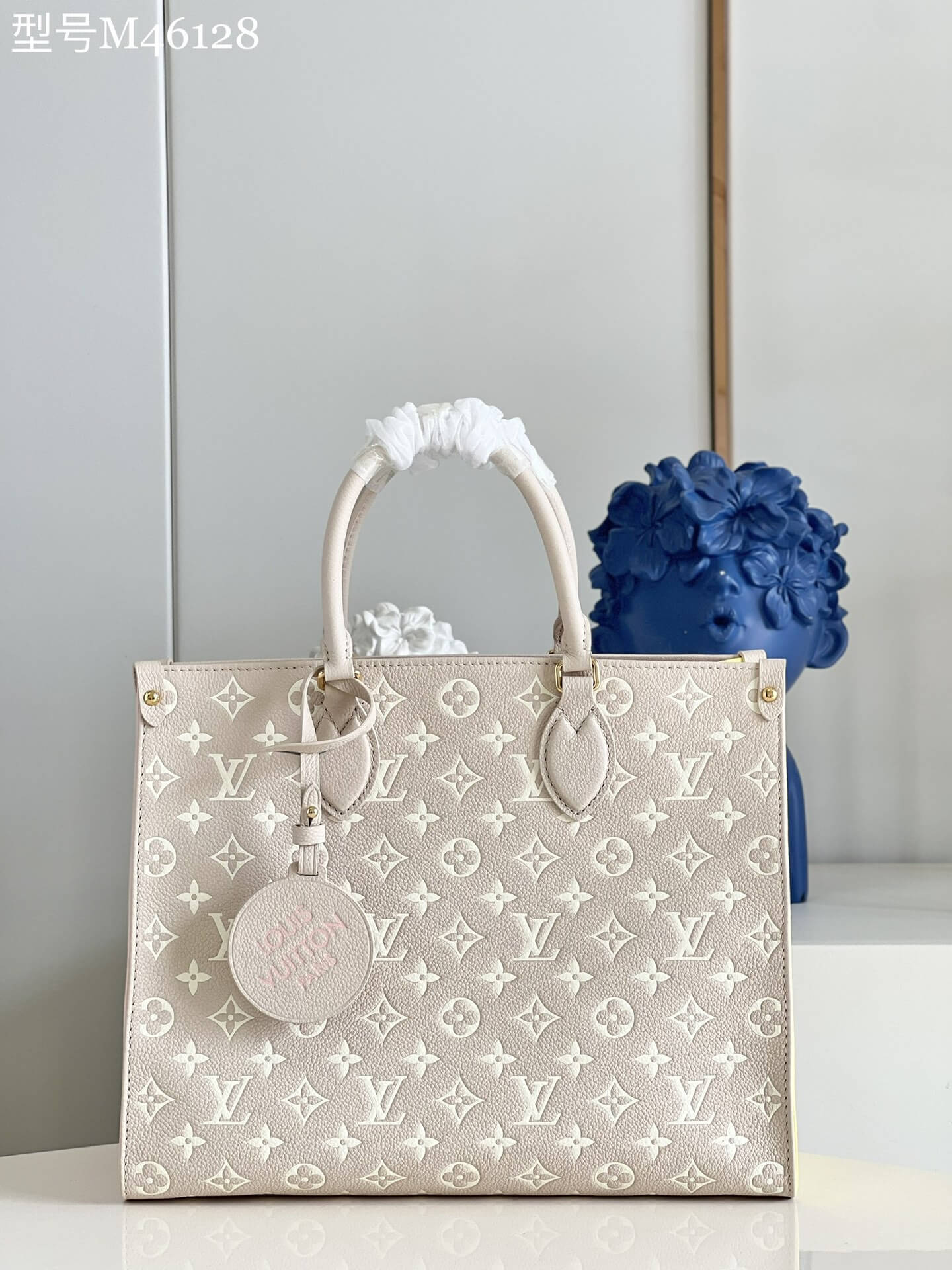Louis Vuitton LV Monogram ONTHEGO Medium Bag M46128 Beige Pink Yellow M46060 Khaki-Green Beige Cream