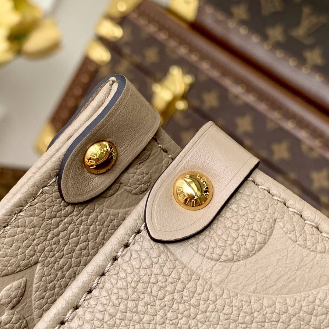 Louis Vuitton LV Monogram Onthego MM Tote Bag M45595 Black M45607 Turtledove Gray - Image 14