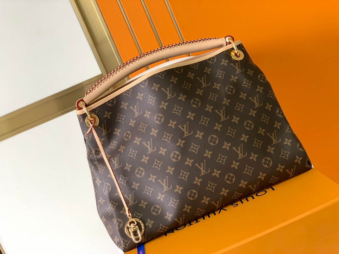 Louis Vuitton Monogram Canvas Artsy MM HandBag M44869 Beige