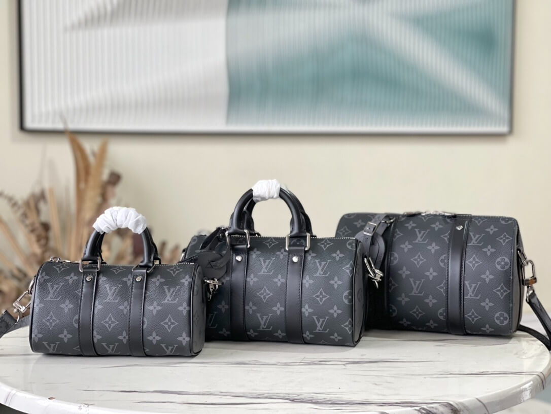 Louis Vuitton Monogram Canvas City Keepall travel bag M46271 25cm Black M45936 27cm M45947 21cm Black