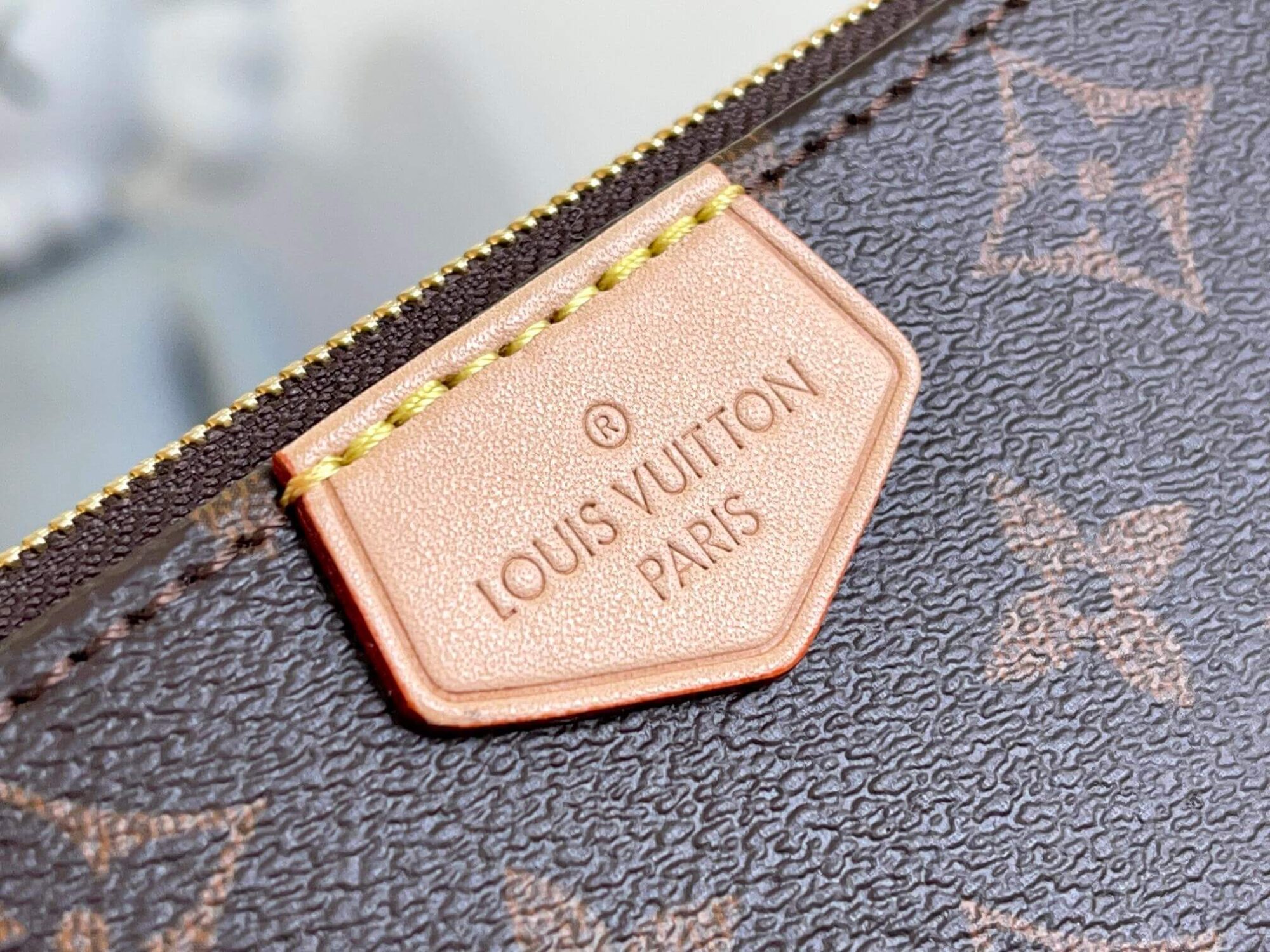 Louis Vuitton Monogram Multi Pochette Accessoires Crossbody Bag M44813 Khaki M44840 Light Pink - Image 14