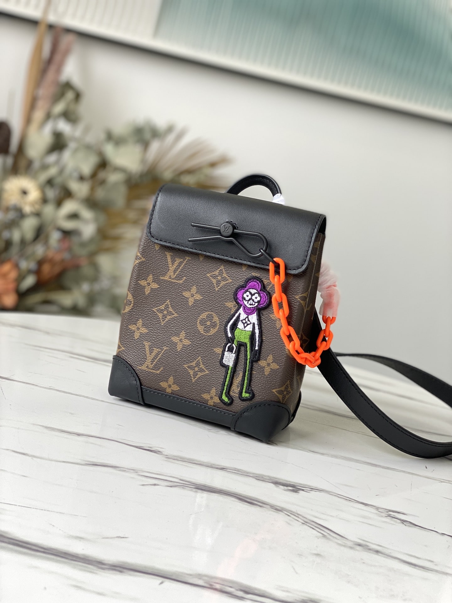 Louis Vuitton Monogram canvas Steamer XS shoulder Bag M80327 Dark Brown