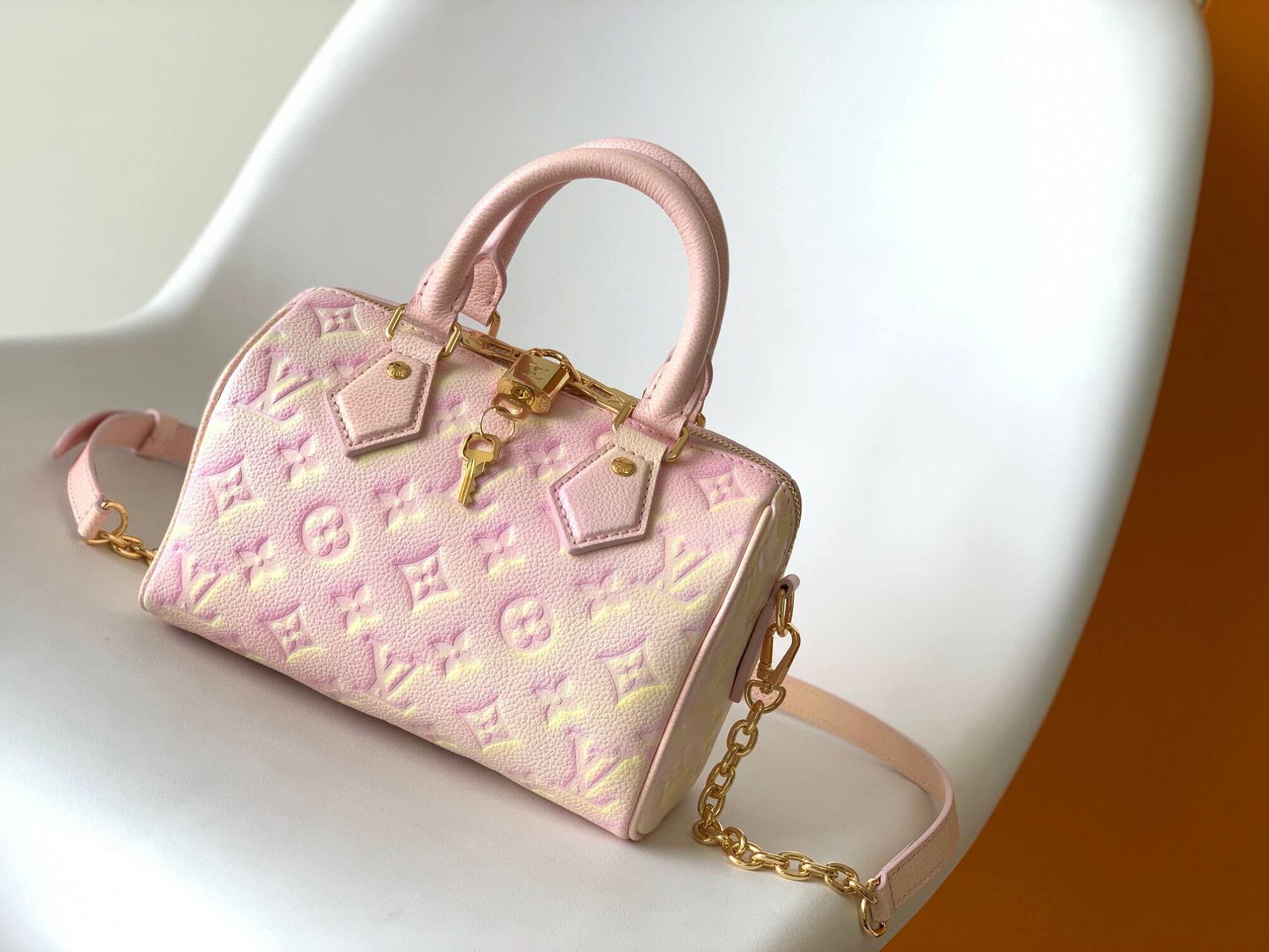Louis Vuitton Speedy Bandoulière 20 Star Bag M46092 Water Green M46163 Beige Clair M81508 Pink - Image 25