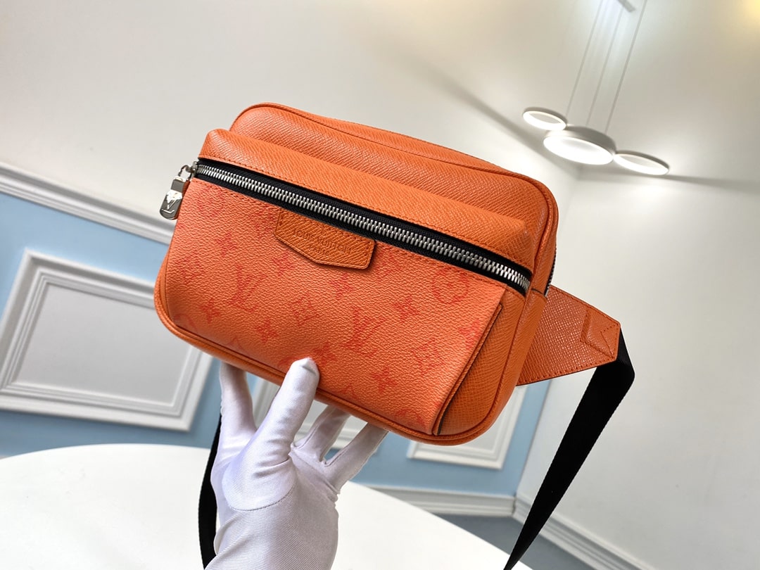 Louis Vuitton Taigarama Outdoor Messenger Waist BumBag M30430 Orange M30245 Black M30748 Blue