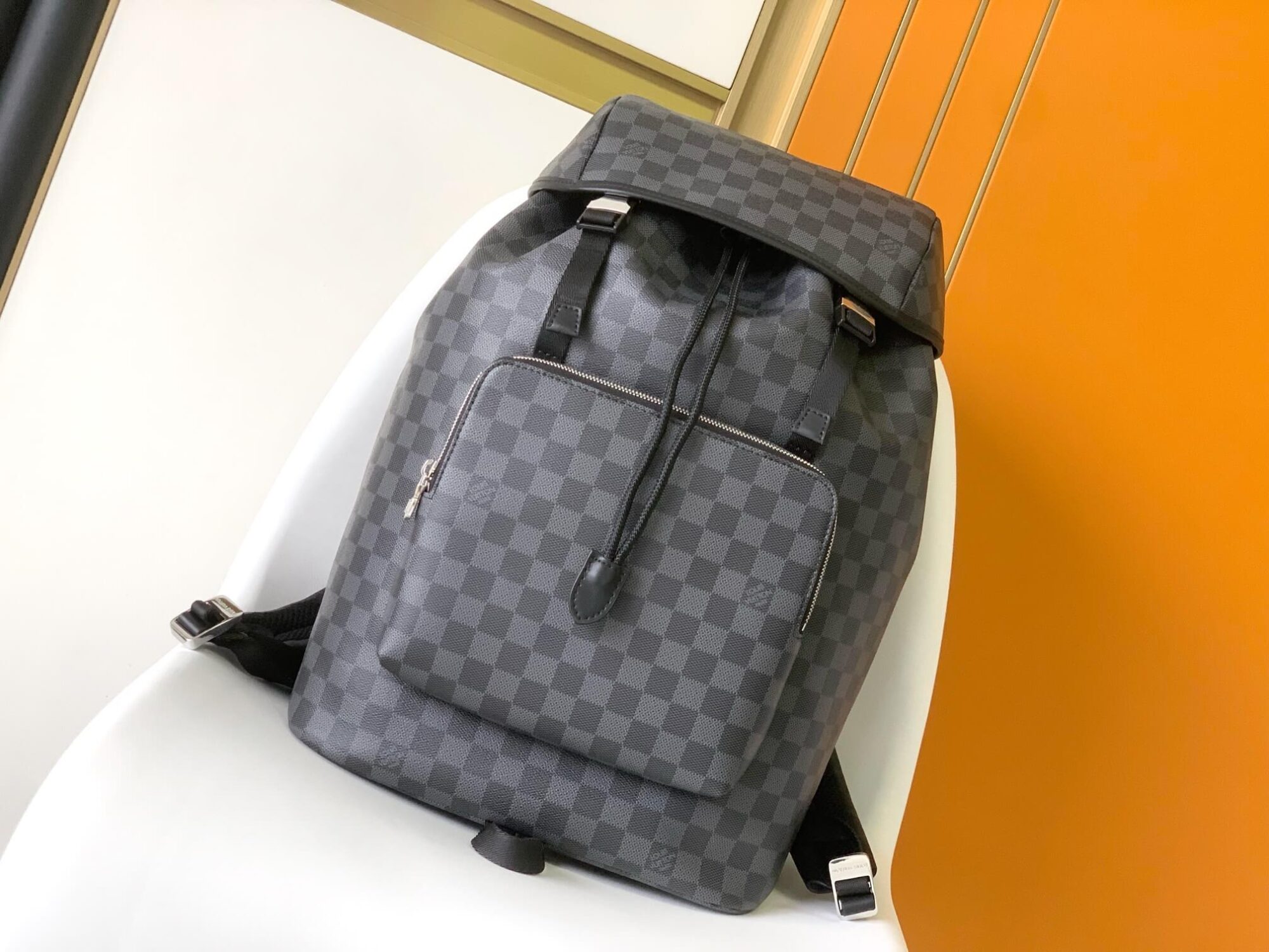 Louis Vuitton LV Zack Backpack Bag Monogram Macassar coated M43422 Brown Monogram Eclipse coated canvas M46792 Black Damier Graphite canvas N40005 Black - Image 20