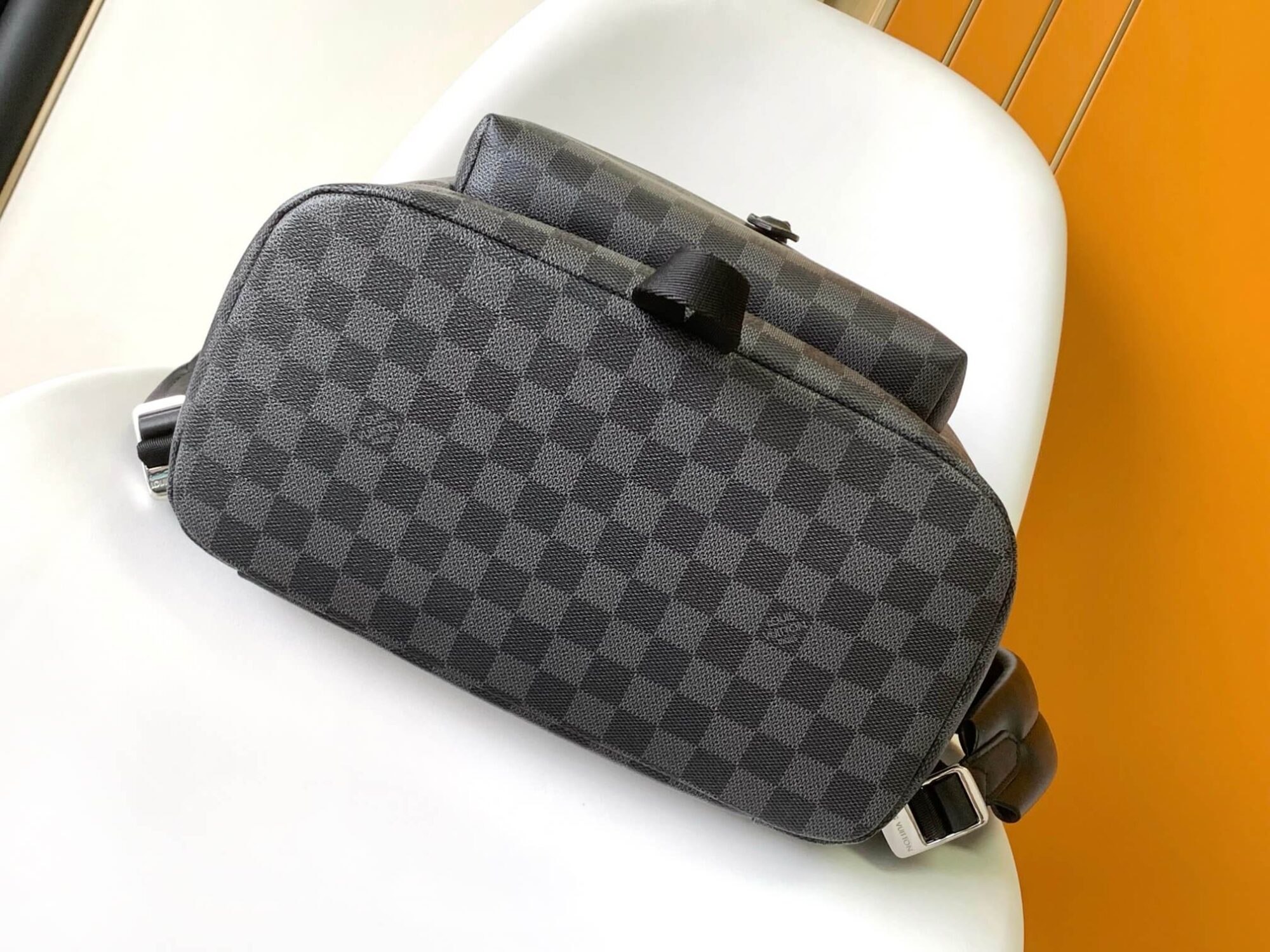 Louis Vuitton LV Zack Backpack Bag Monogram Macassar coated M43422 Brown Monogram Eclipse coated canvas M46792 Black Damier Graphite canvas N40005 Black - Image 28