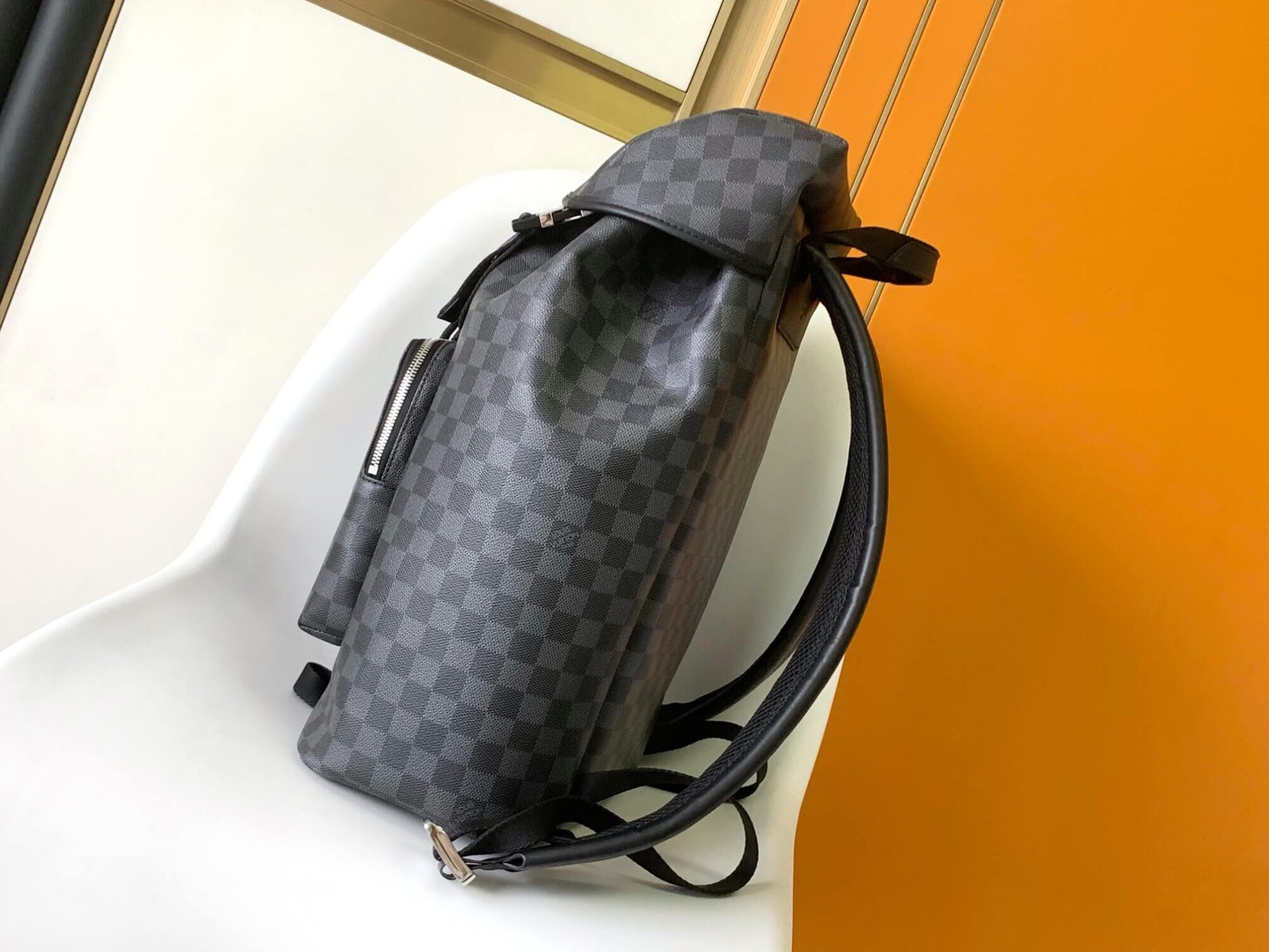 Louis Vuitton LV Zack Backpack Bag Monogram Macassar coated M43422 Brown Monogram Eclipse coated canvas M46792 Black Damier Graphite canvas N40005 Black - Image 22
