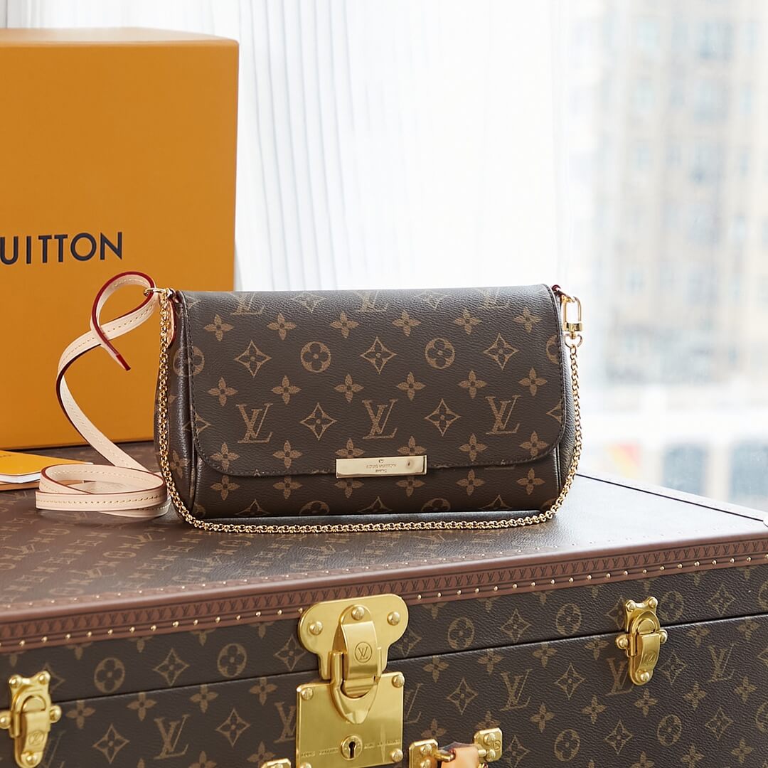 Louis Vuitton LV Monogram Canvas Favorite MM HandBag M40718 Brown M41274 Damier Ebene Brown M41275 Damier Azur White Grid