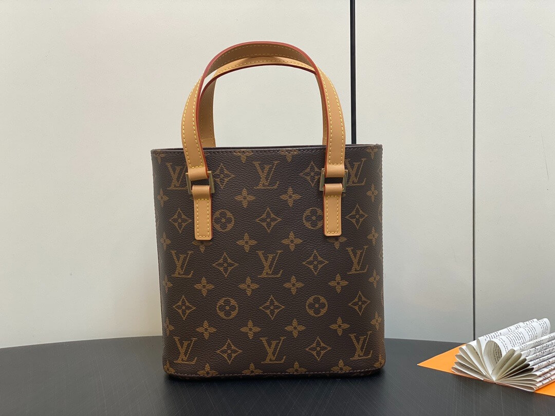 Louis Vuitton LV Monogram Canvas Huangpi Micro Vivian Handbag M51172 Brown