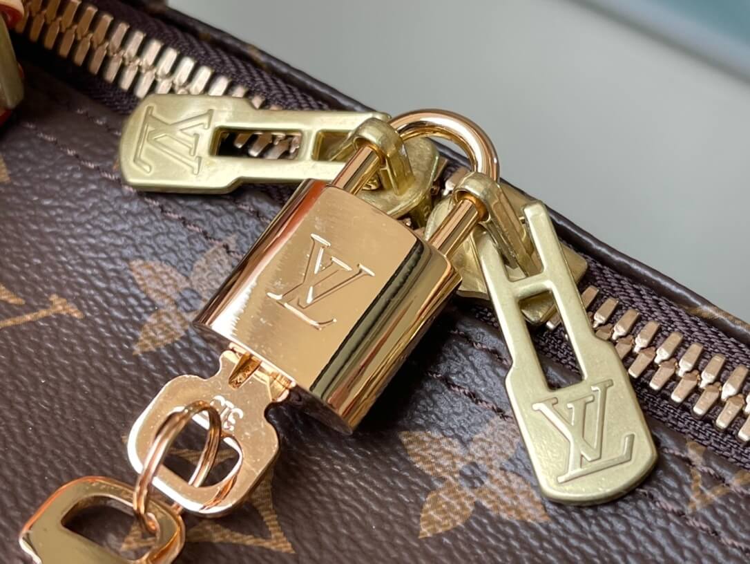 Louis Vuitton LV Monogram - Monogram Eclipse Canvas Keepall Bandouliere 45 M41418 M40569 - 50 M41416 M14202 - 55 M41414 M40605 Travel Bag Brown - Black - Image 14