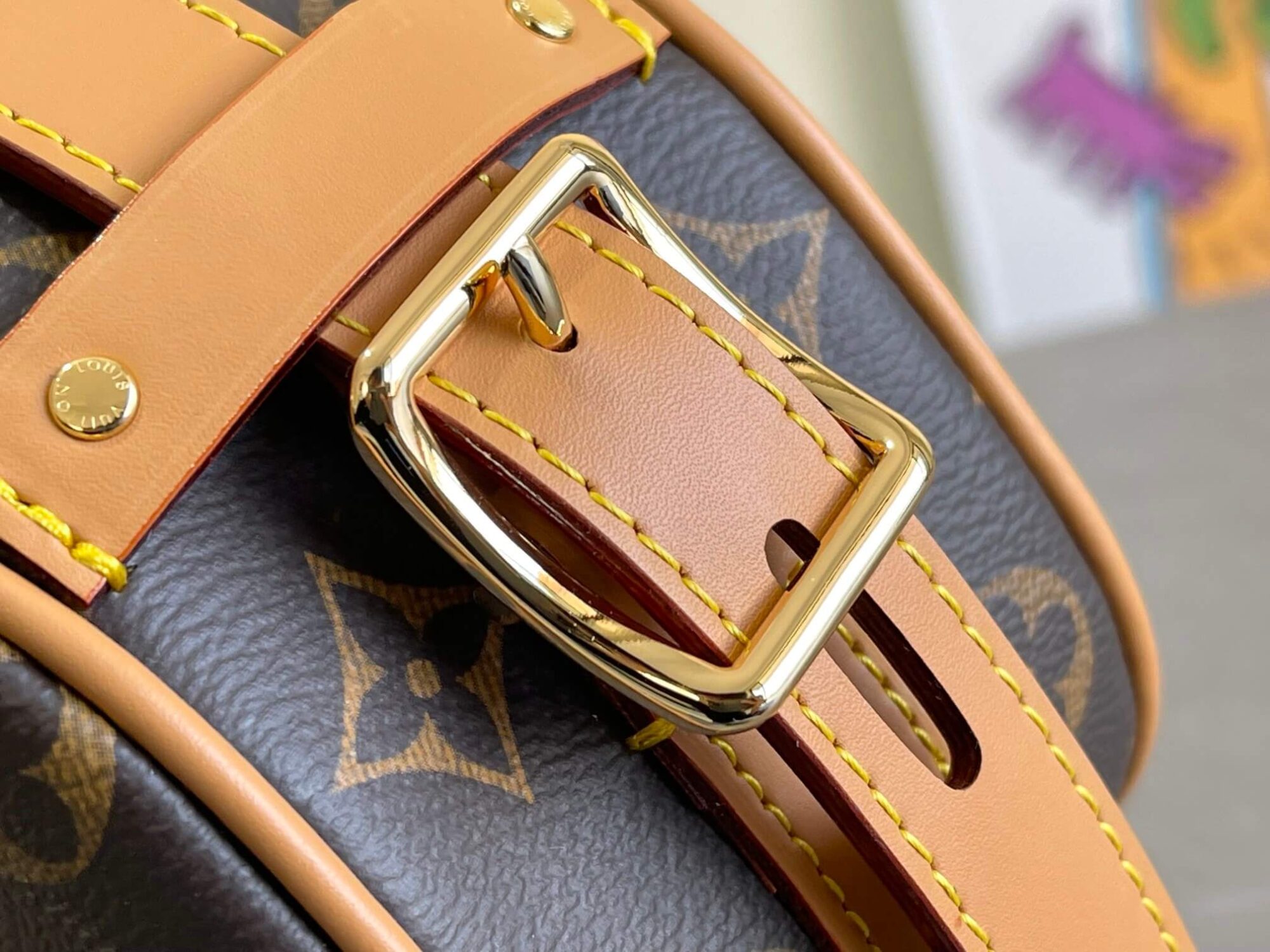 Louis Vuitton LV Monogram Canvas Medium Boite Chapeau Souple Shoulder handbag M52294 Brown - Image 7