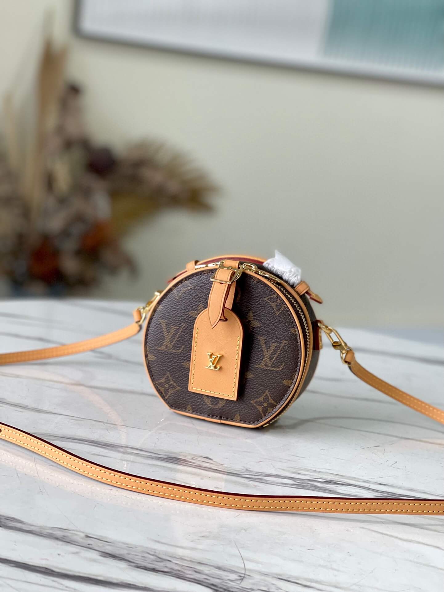 Louis Vuitton LV Monogram | Reserve Canvas Mini Boite Chapeau Shoulder Bag M44699 M68276 Brown