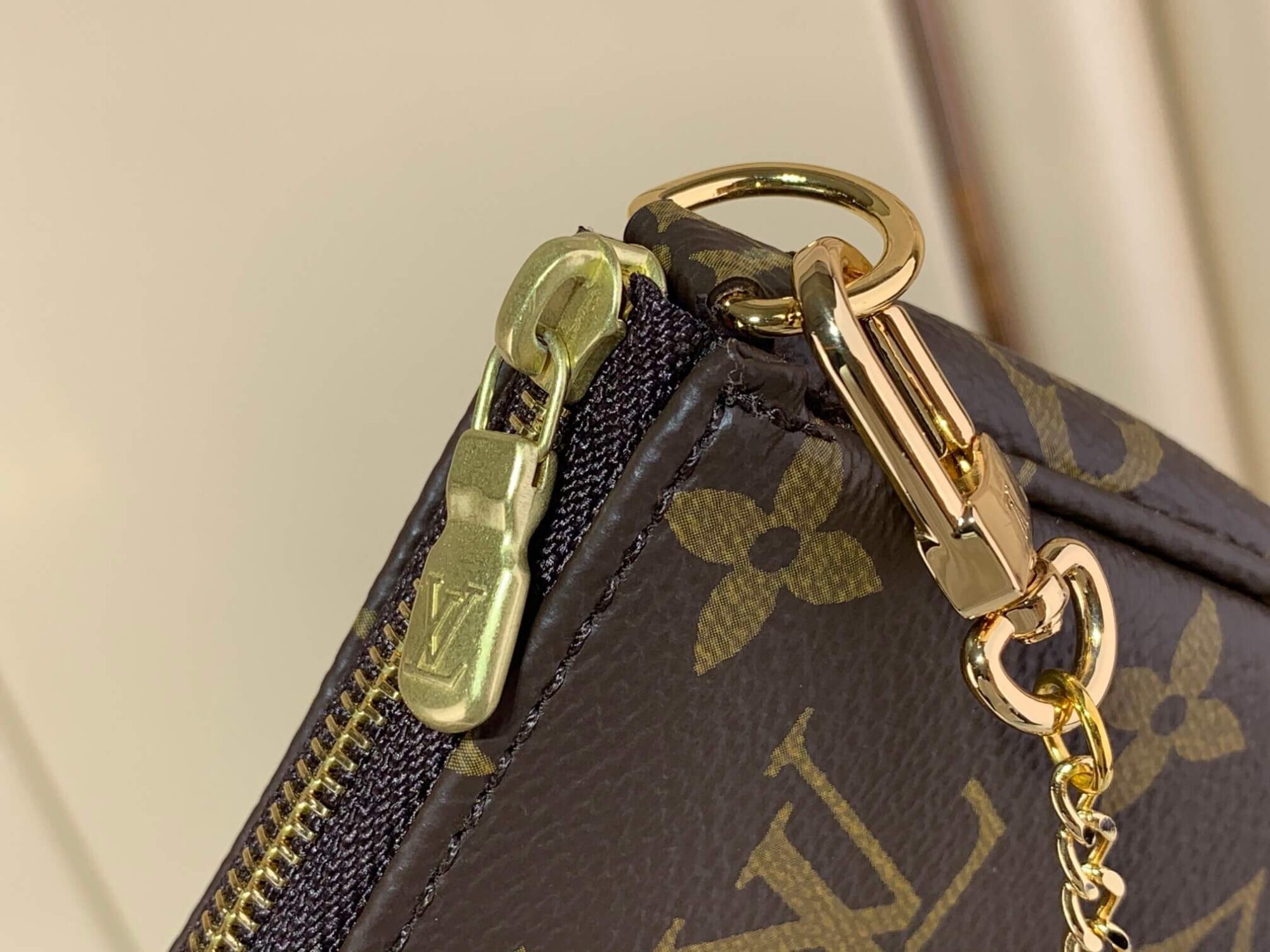 Louis Vuitton LV Monogram Canvas Mini Pochette Accessoires Vivienne Holiday M81760 Pink M81637 Blue M45905 Wisteria Pink M80863 Red - Image 33