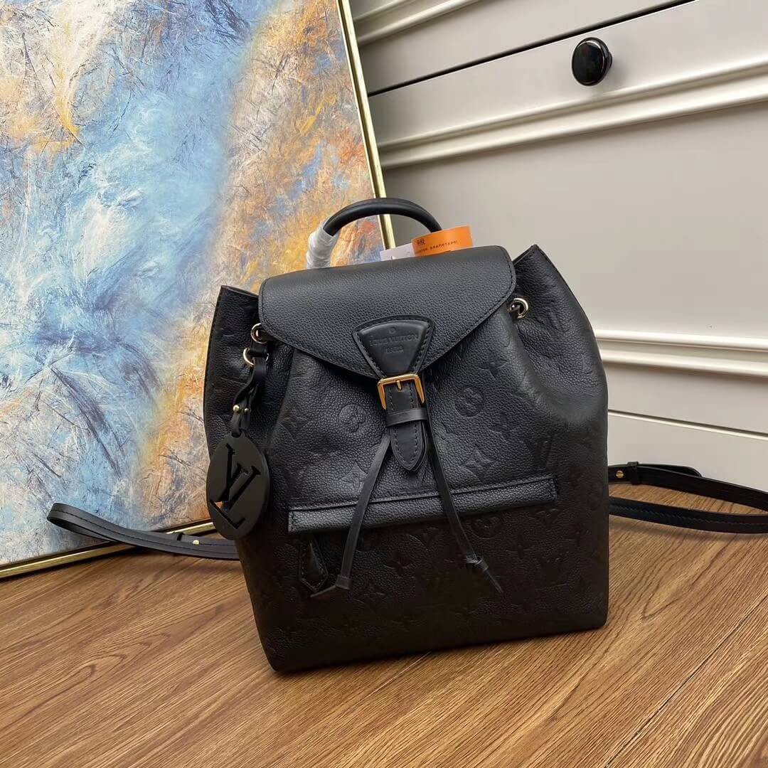 Louis Vuitton LV Monogram Canvas Montsouris PM BackPack M45205 Black M45397 Cream White M45410 Turtdelove