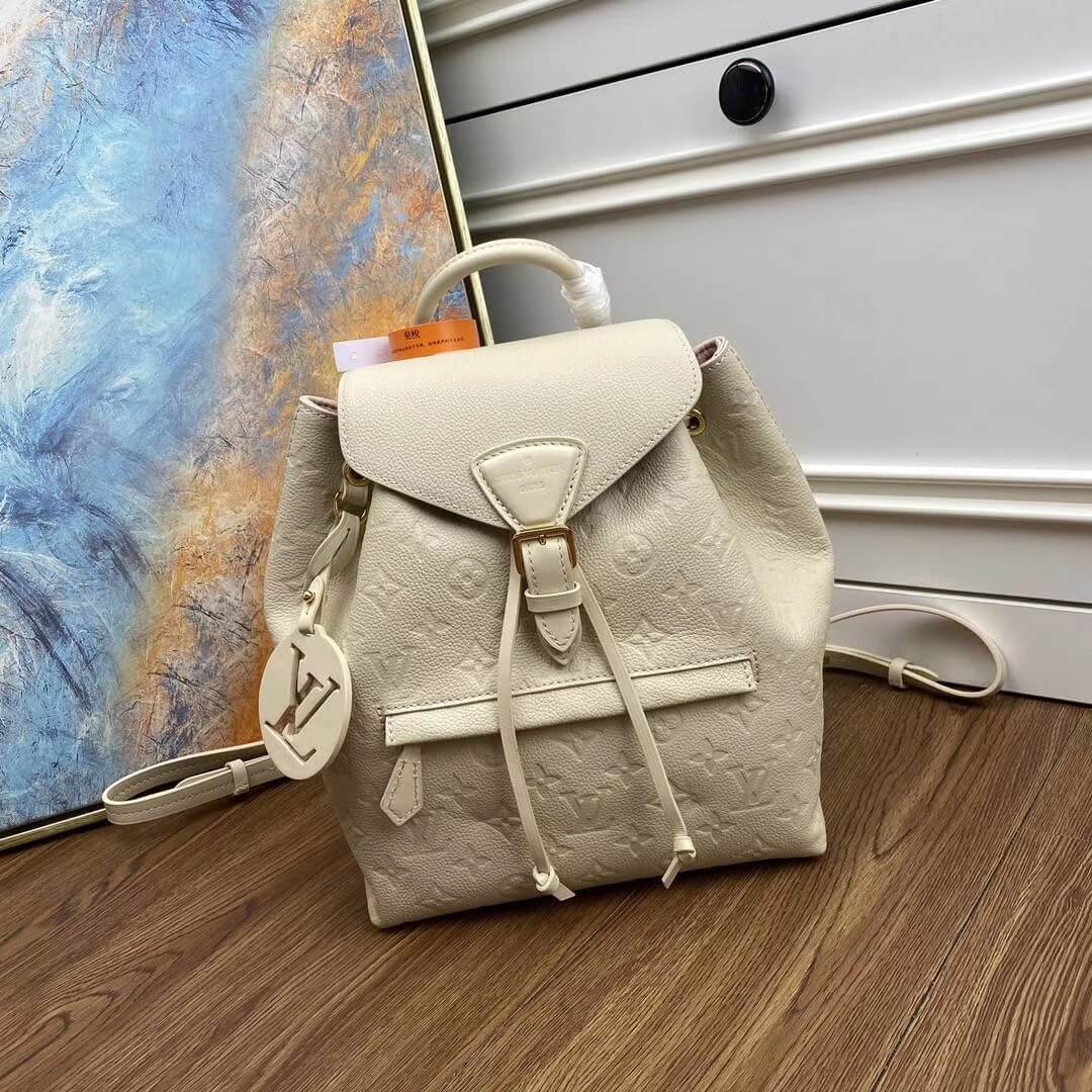 Louis Vuitton LV Monogram Canvas Montsouris PM BackPack M45205 Black M45397 Cream White M45410 Turtdelove - Image 10