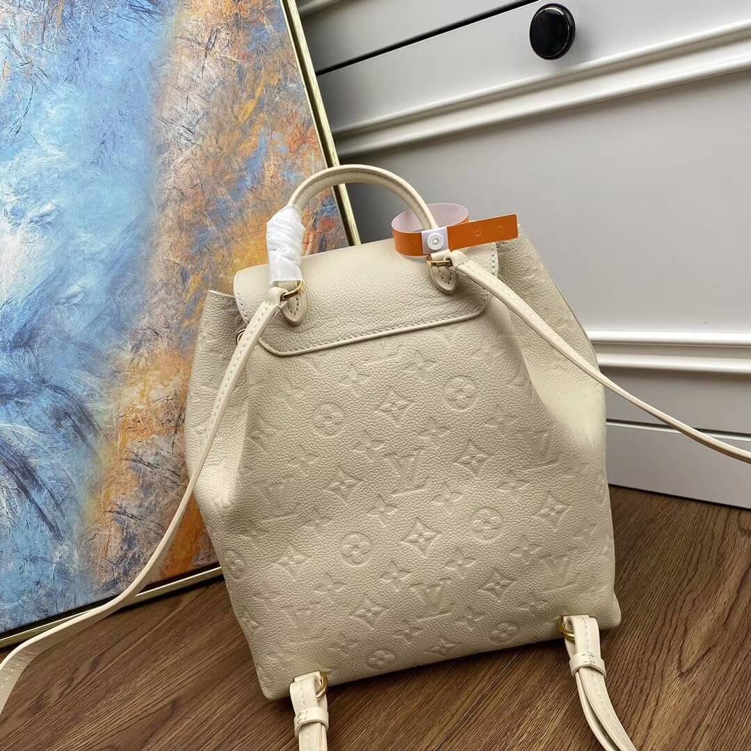 Louis Vuitton LV Monogram Canvas Montsouris PM BackPack M45205 Black M45397 Cream White M45410 Turtdelove - Image 11