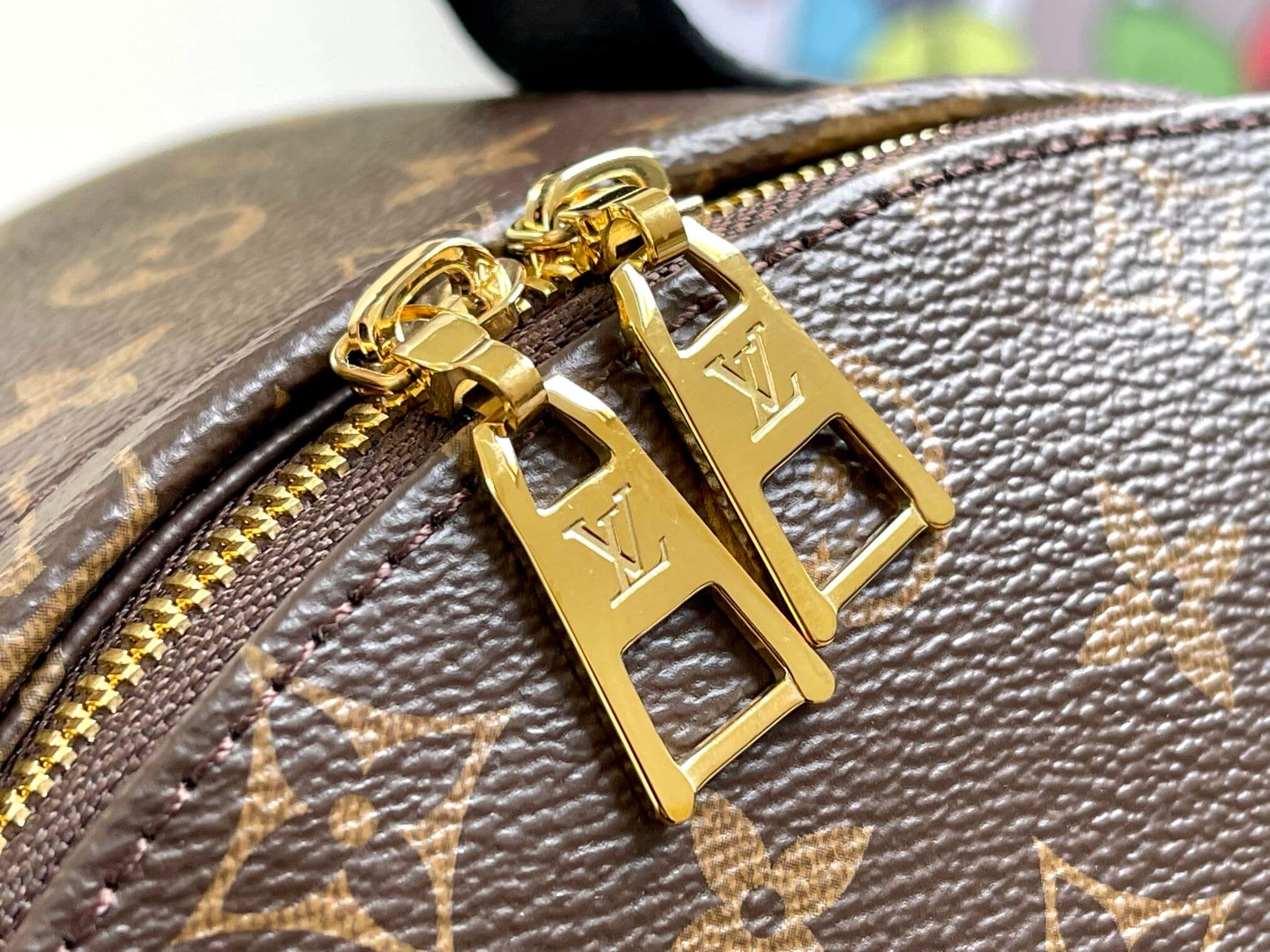 Louis Vuitton LV Monogram Canvas Palm Springs Backpack Bag M44874 Brown - Image 6