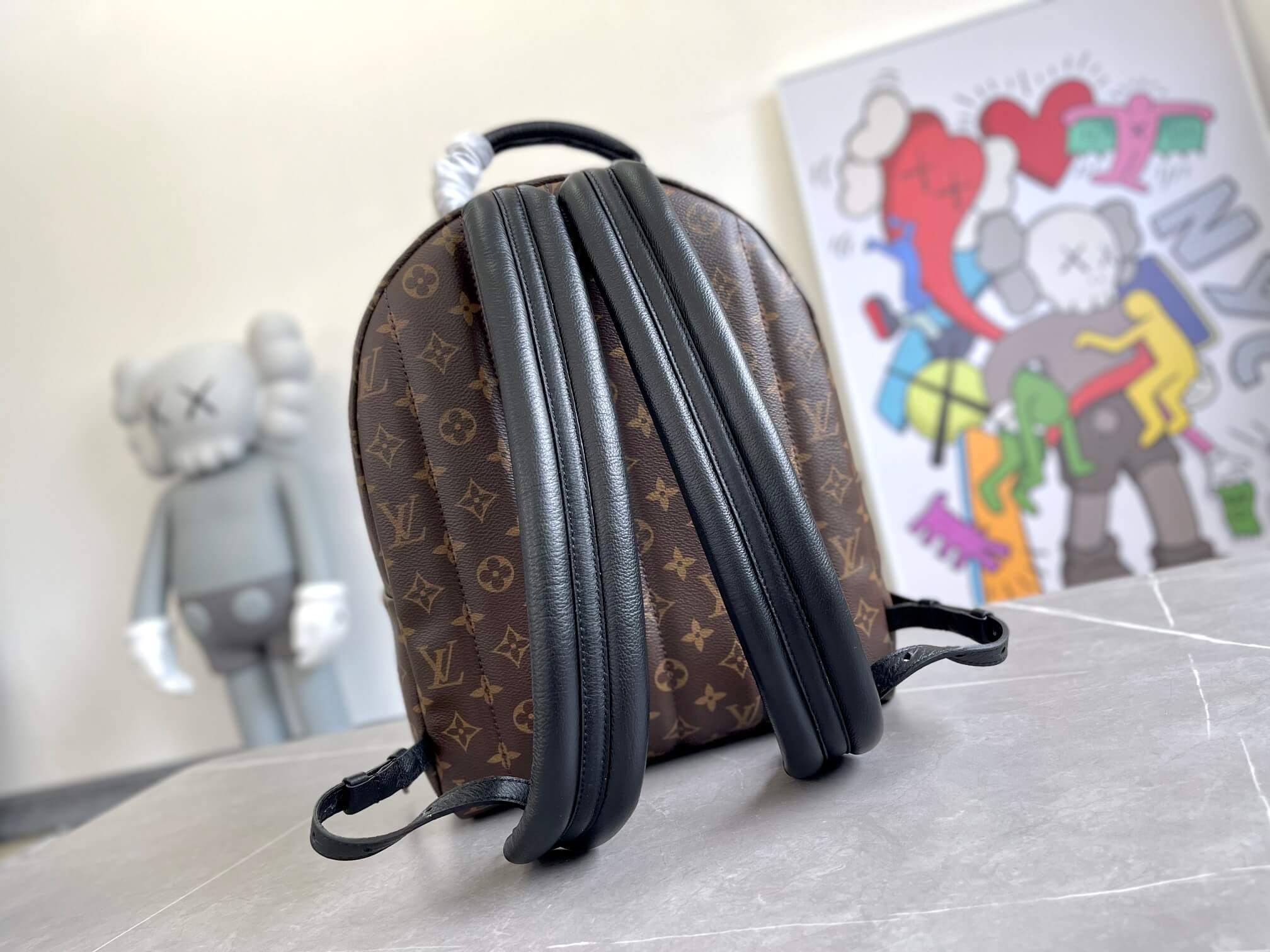 Louis Vuitton LV Monogram Canvas Palm Springs Backpack Bag M44874 Brown - Image 2
