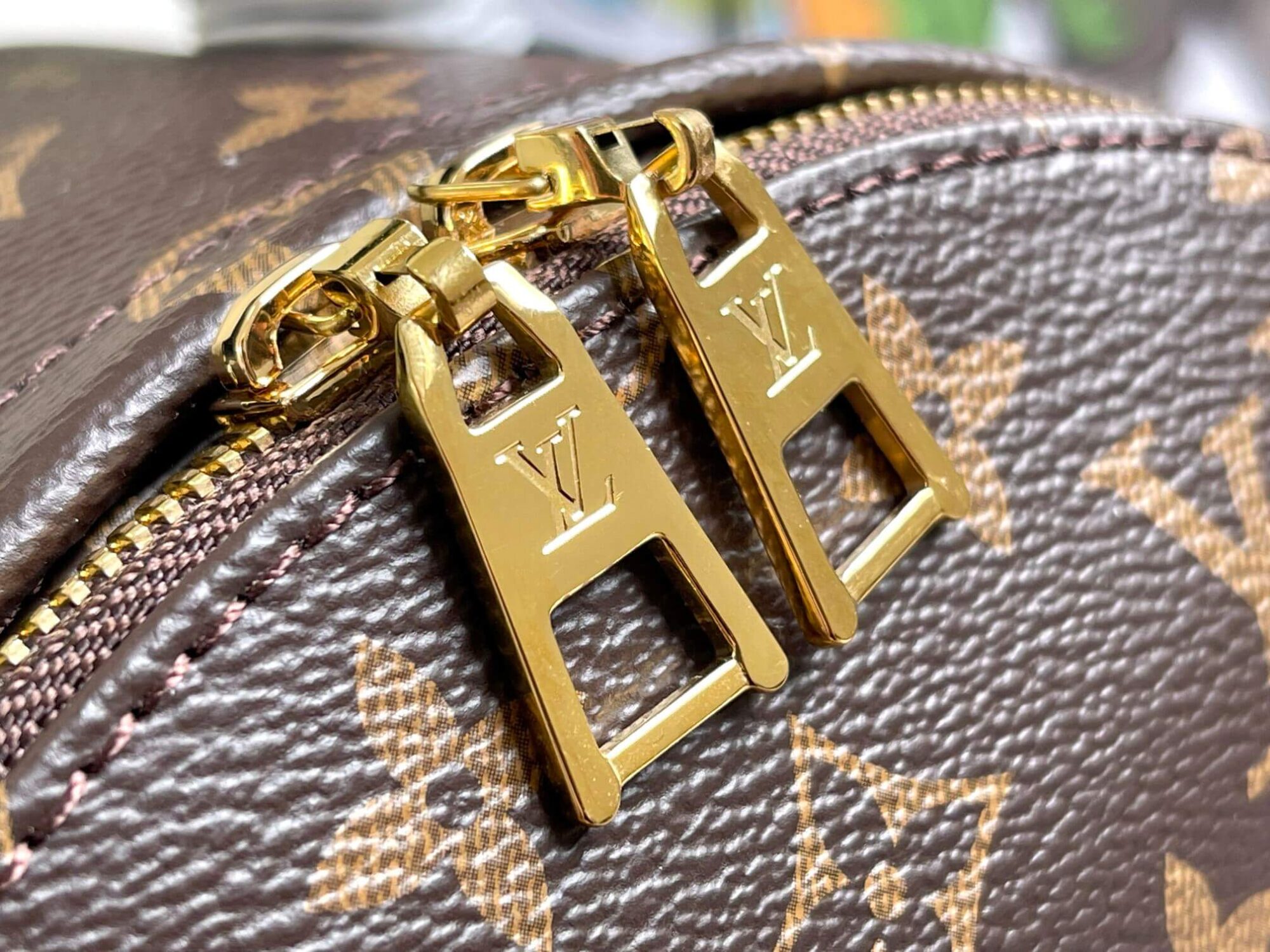 Louis Vuitton LV Monogram Canvas Palm Springs Small Backpack Bag M44871 Brown - Image 6