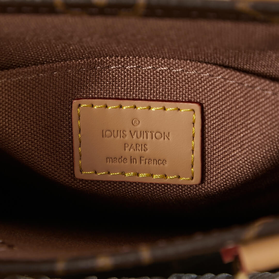 Louis Vuitton LV Monogram Canvas Petit M81295 / BB M46265 Sac Plat Shoulder HandBag Brown - Image 4