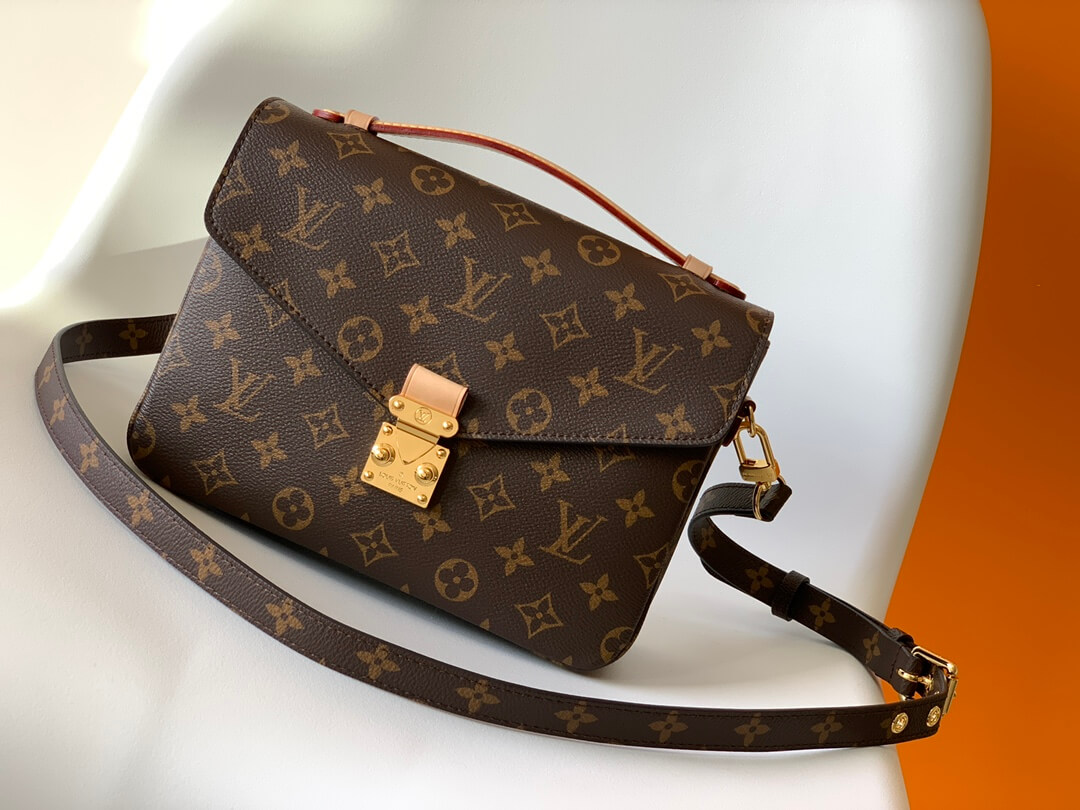 Louis Vuitton LV Monogram Canvas Pochette Métis handbag M44875 Brown M44876 Coffee Brown