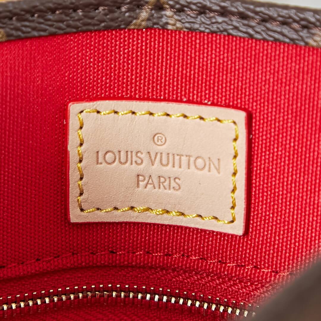 Louis Vuitton LV Monogram Canvas Petit M81295 / BB M46265 Sac Plat Shoulder HandBag Brown - Image 13