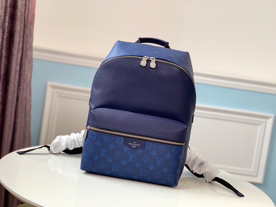 Louis Vuitton LV Monogram Canvas Taigarama Discovery PM Backpack Bag M30229 Blue M30230 Black M30232 white M30227 Green M30228 Yellow