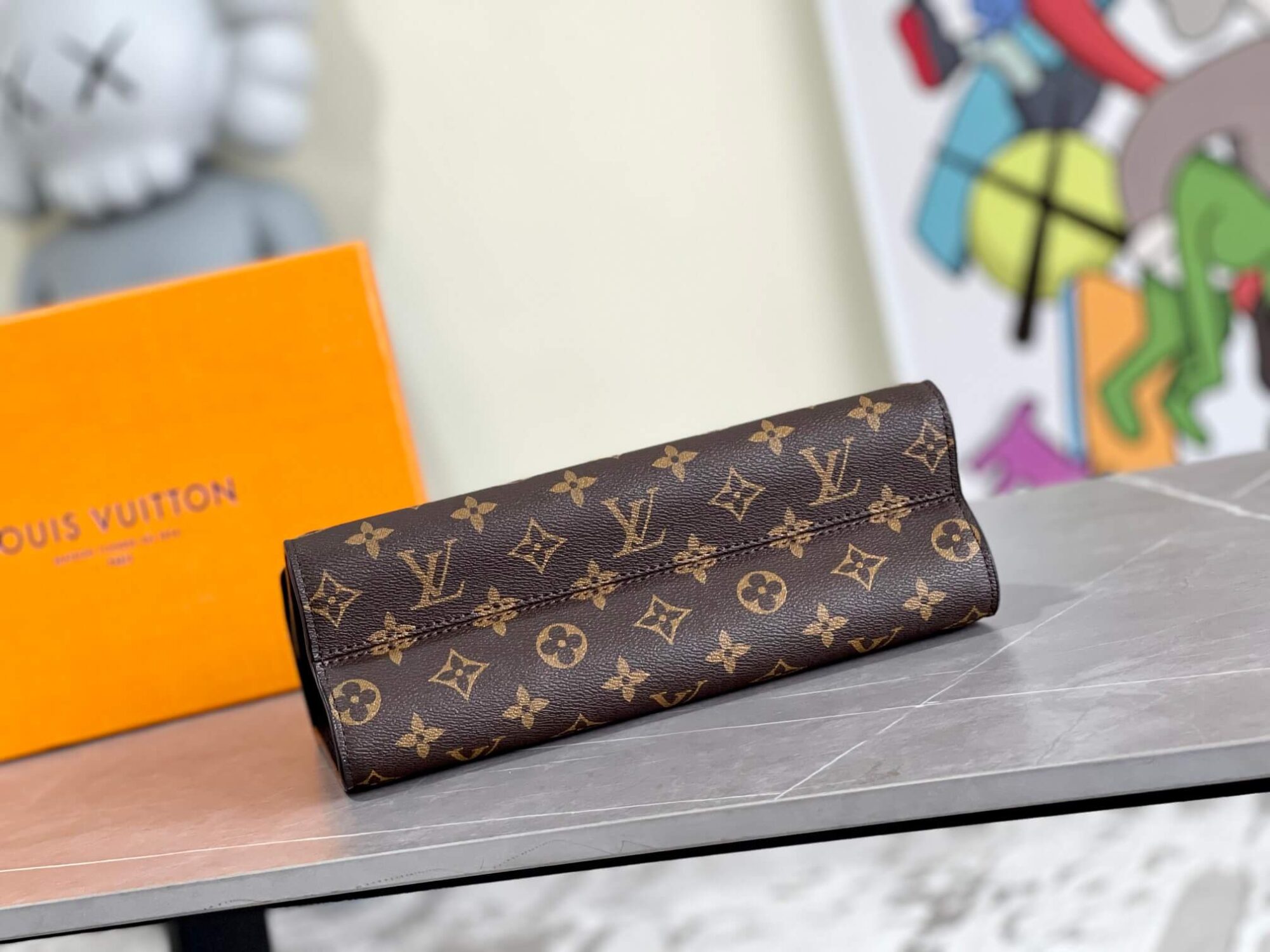 Louis Vuitton LV Monogram Canvas Victoire Chain Shoulder HandBag M41730 Black M41731 Red M41730 Fuchsia M44038 Navy Blue - Image 10