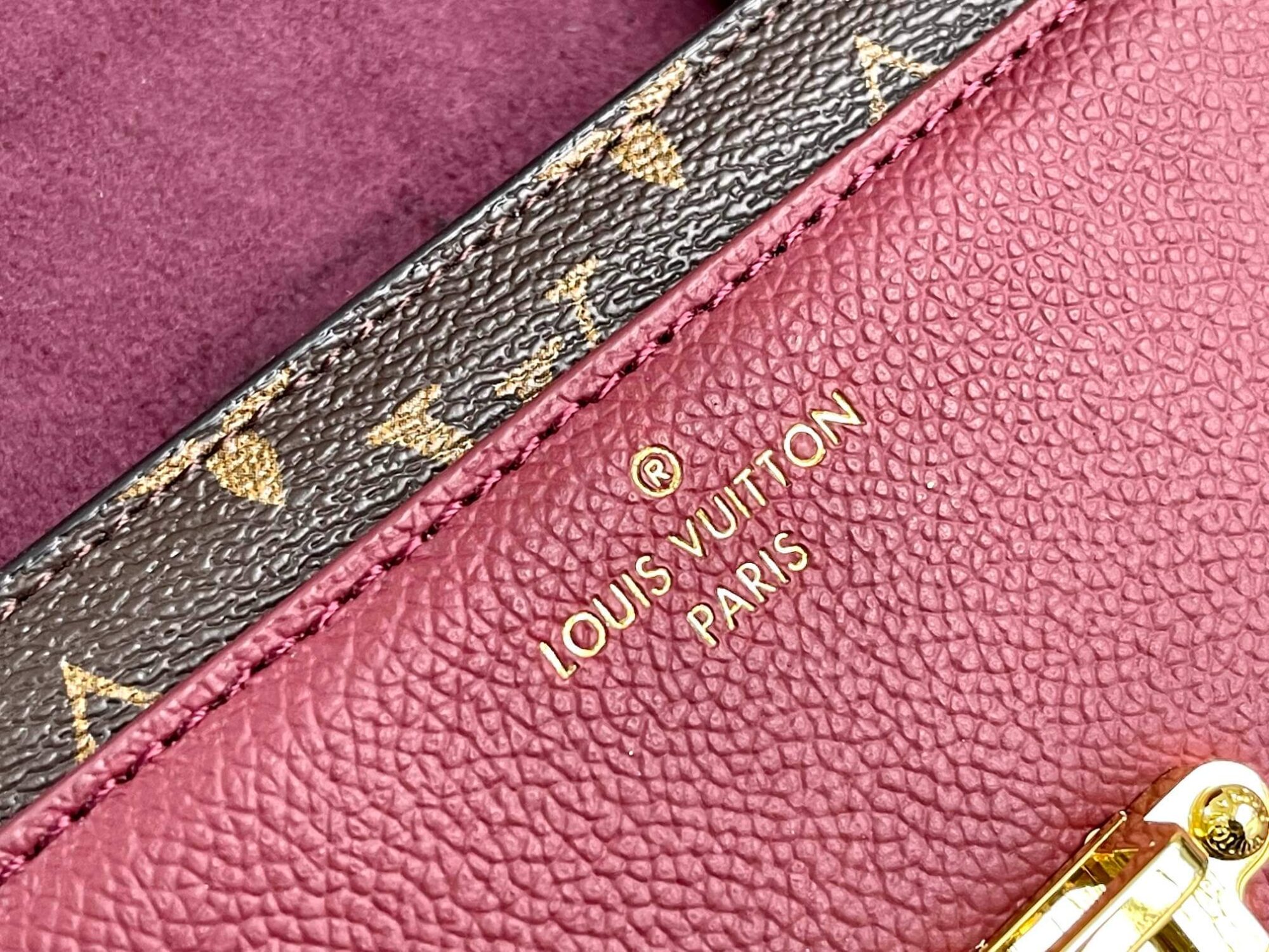 Louis Vuitton LV Monogram Canvas Victoire Chain Shoulder HandBag M41730 Black M41731 Red M41730 Fuchsia M44038 Navy Blue - Image 24