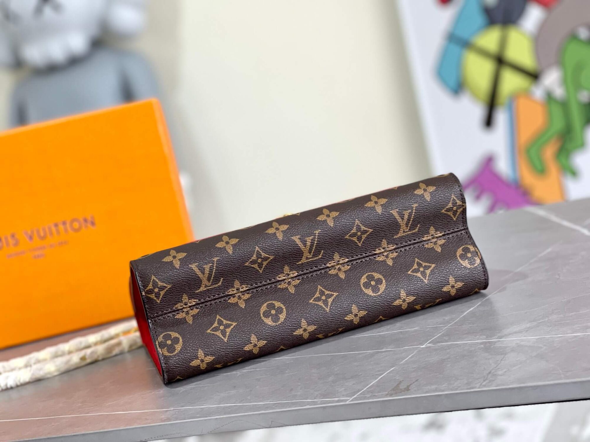 Louis Vuitton LV Monogram Canvas Victoire Chain Shoulder HandBag M41730 Black M41731 Red M41730 Fuchsia M44038 Navy Blue - Image 19