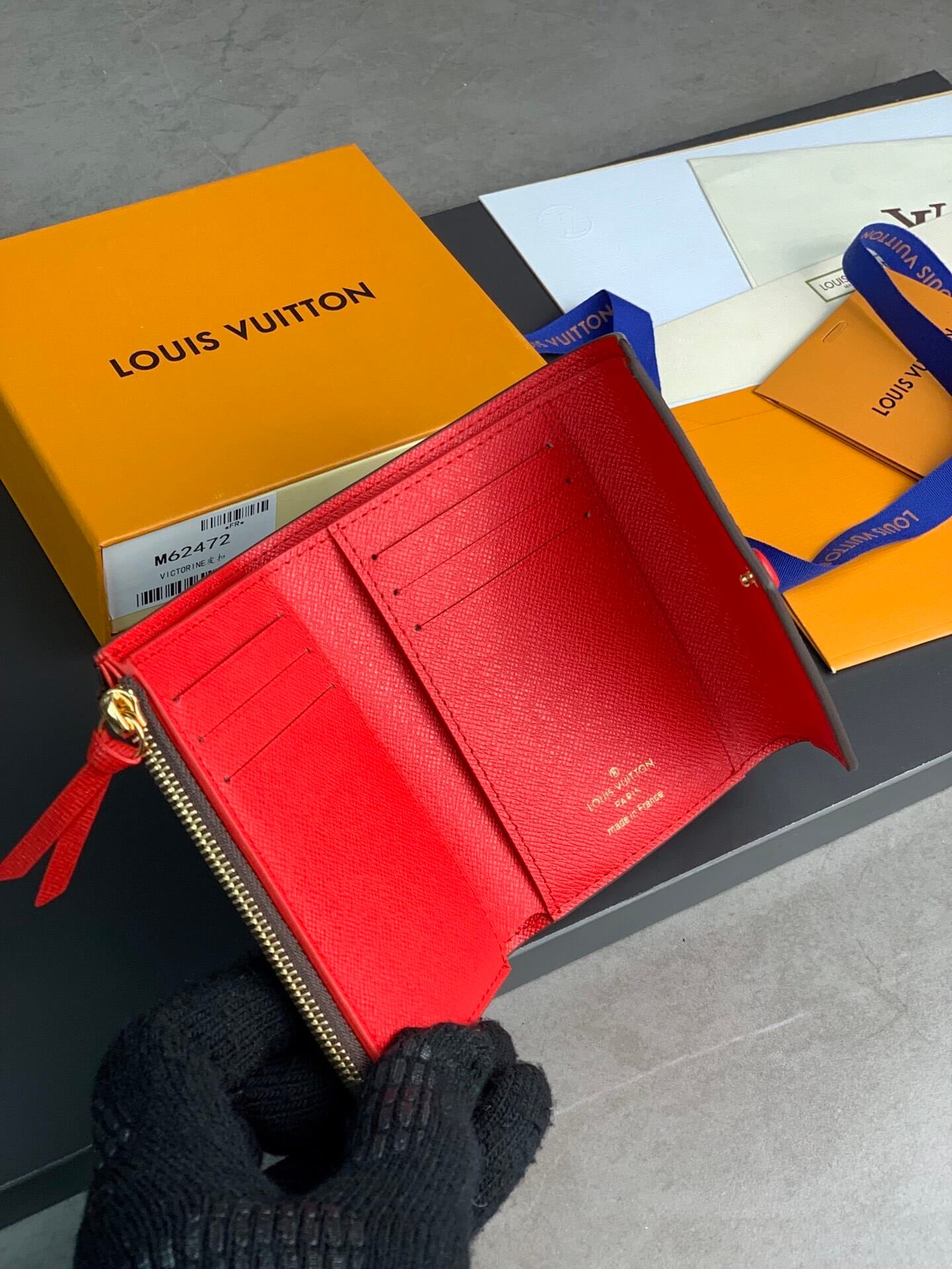 Louis Vuitton LV Monogram Canvas Victorine Wallet Mini Purse Brown - Fuchsia - Fuchsia Pink - Orange - Pink - Red - Yellow - Image 38