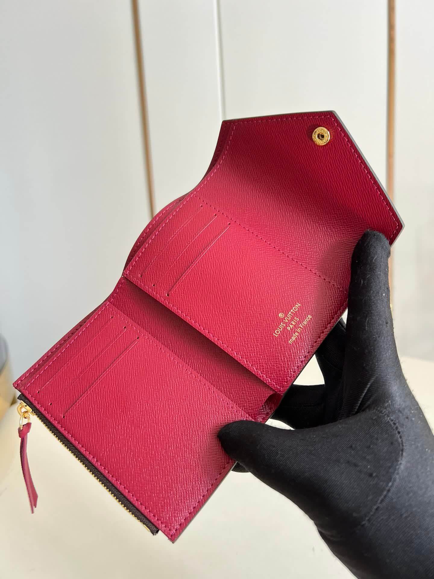 Louis Vuitton LV Monogram Canvas Victorine wallet M62472 Brown M41938 Fuchsia Pink M62360 Rose Ballerine Pink - Image 11