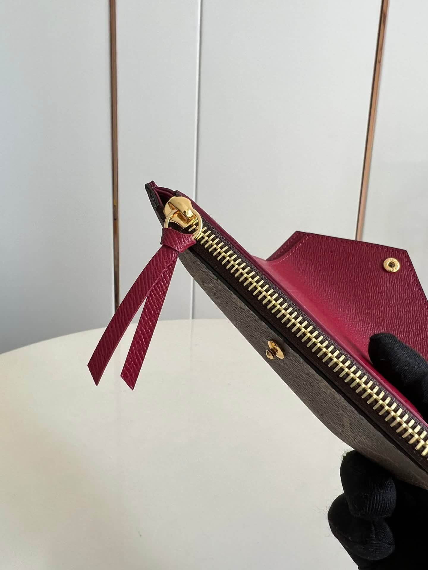 Louis Vuitton LV Monogram Canvas Victorine wallet M62472 Brown M41938 Fuchsia Pink M62360 Rose Ballerine Pink - Image 15