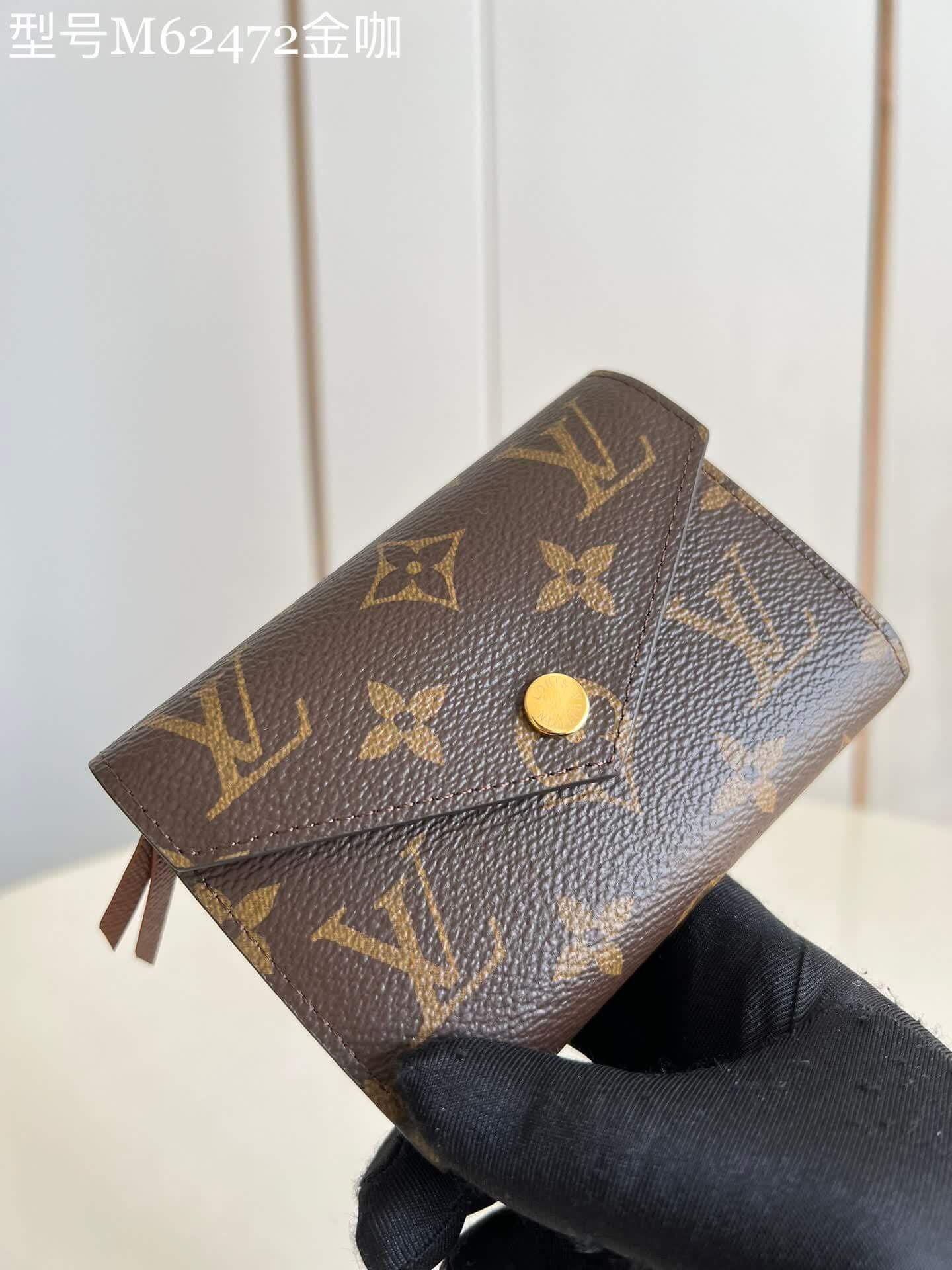 Louis Vuitton LV Monogram Canvas Victorine wallet M62472 Brown M41938 Fuchsia Pink M62360 Rose Ballerine Pink
