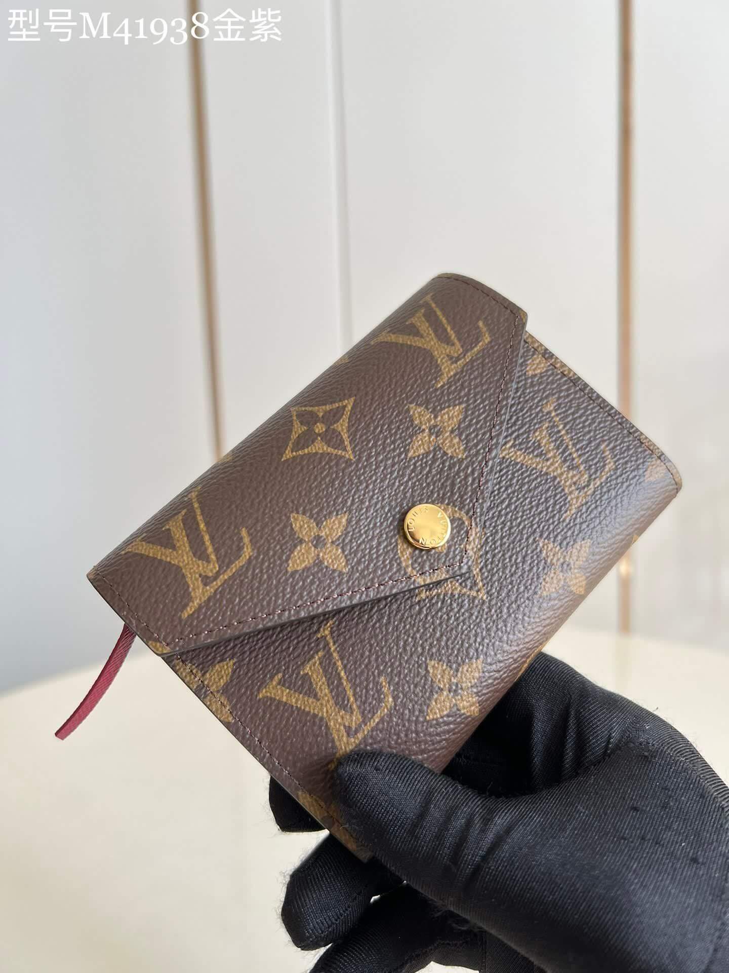 Louis Vuitton LV Monogram Canvas Victorine wallet M62472 Brown M41938 Fuchsia Pink M62360 Rose Ballerine Pink - Image 9