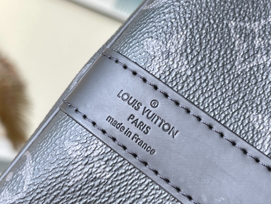 Louis Vuitton LV Monogram - Monogram Eclipse Canvas Keepall Bandouliere 45 M41418 M40569 - 50 M41416 M14202 - 55 M41414 M40605 Travel Bag Brown - Black - Image 52