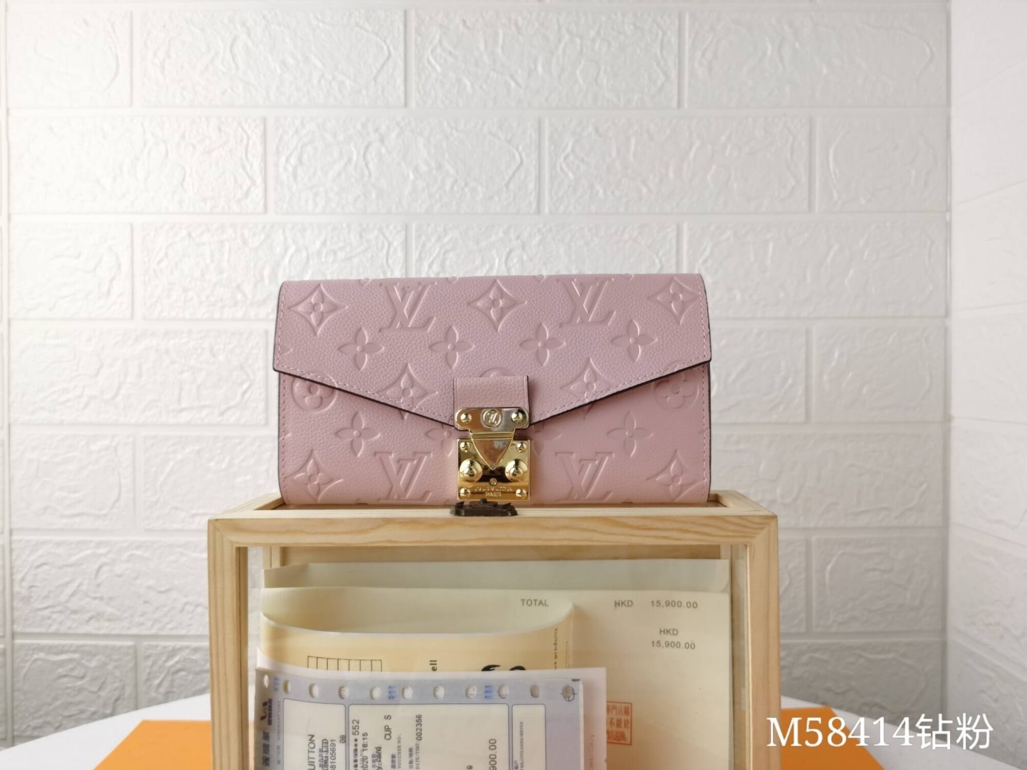 Louis Vuitton LV Monogram Empreinte Metis Wallet M62459 Black - Red - Pink - Fuchsia Pink - Image 18
