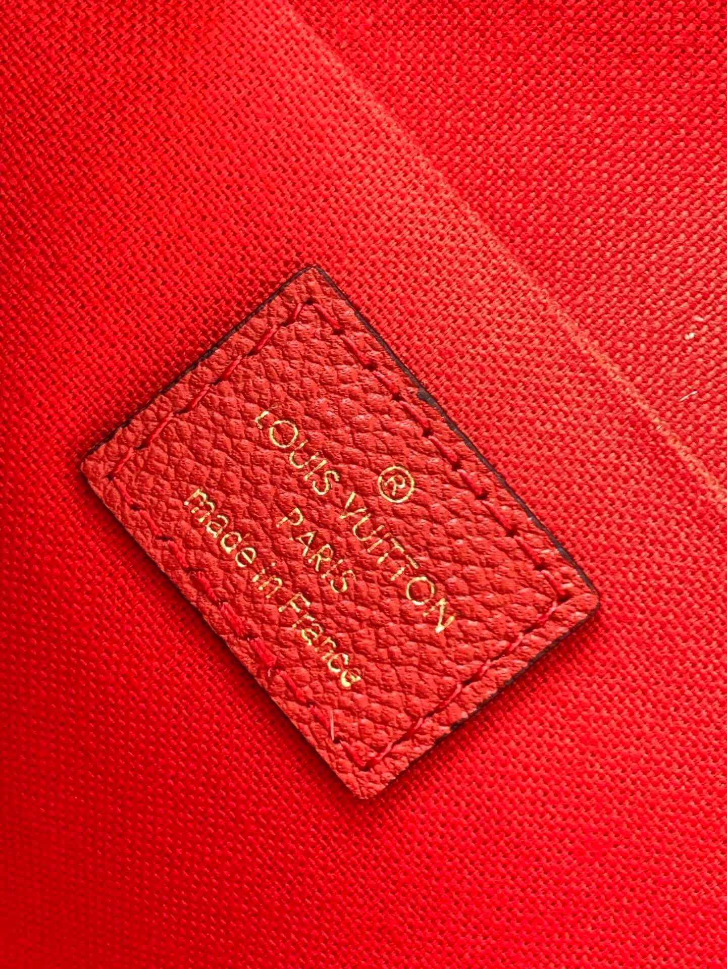 Louis Vuitton LV Monogram Empreinte Pochette Félicie Chain Wallet M82477 Black M63700 Red M82363 Cream M83589 Beige M82609 Navy Blue M64099 Marine Blue - Image 15