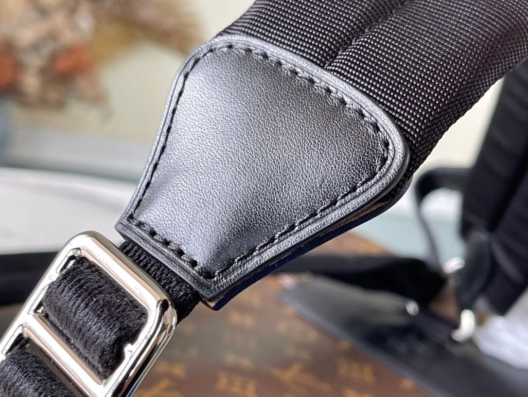 Louis Vuitton LV Monogram Macassar - Monogram Eclipse Canvas Christopher Backpack MM Bag M43735 Brown - Black - Image 9