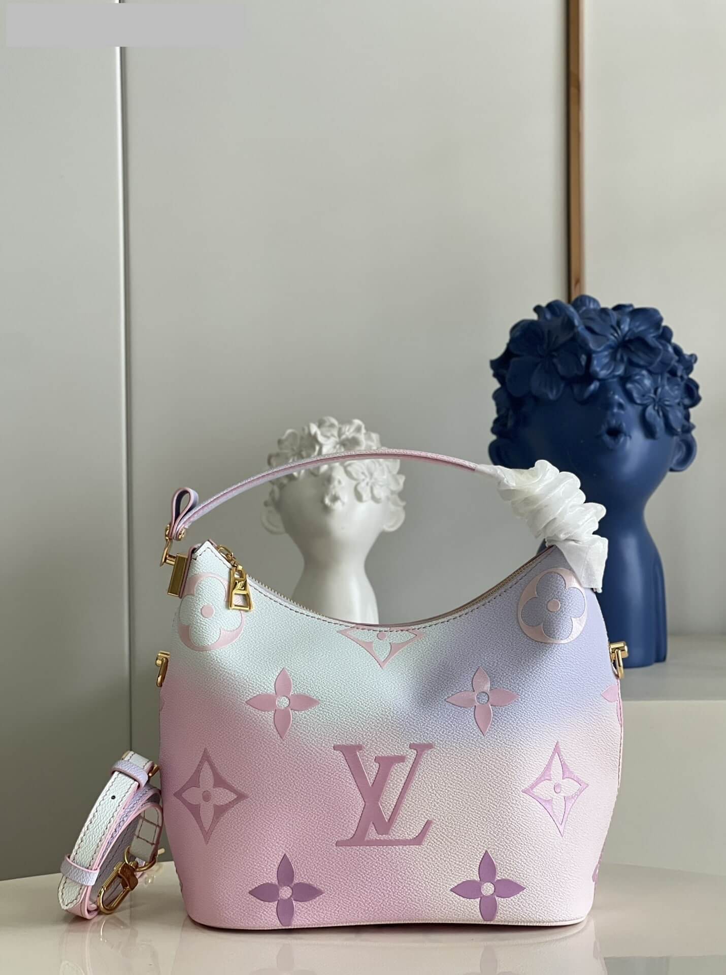 Louis Vuitton LV Monogram Marshmallow Hobo PM Shoulder Handbag M46080 Sunrise Pastel M59861 Sunset Khaki