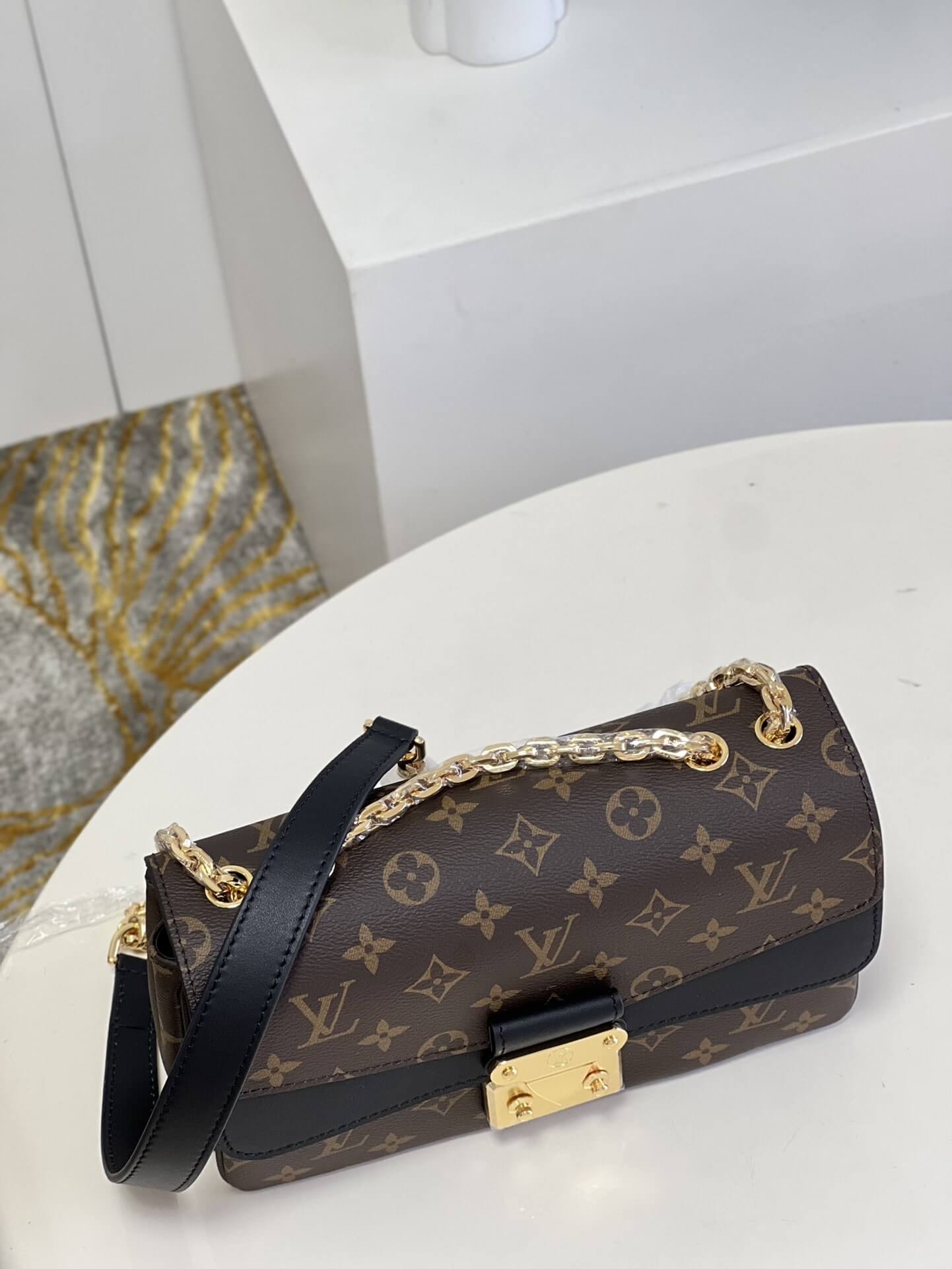 Louis Vuitton LV Monogram Pochette Métis Marceau chain Shoulder Handbag M46126 Black M46127 Caramel Brown - Image 10