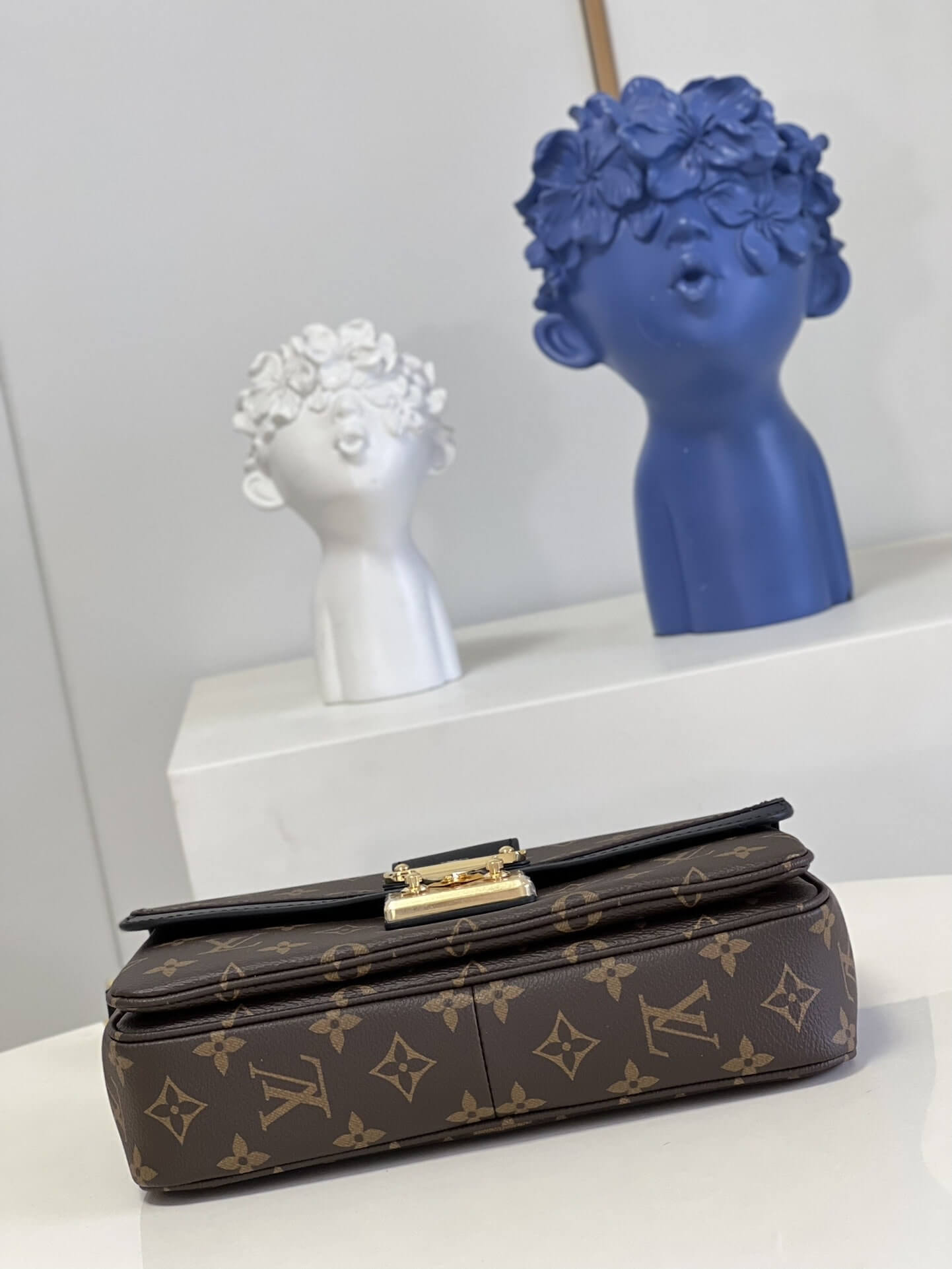 Louis Vuitton LV Monogram Pochette Métis Marceau chain Shoulder Handbag M46126 Black M46127 Caramel Brown - Image 9