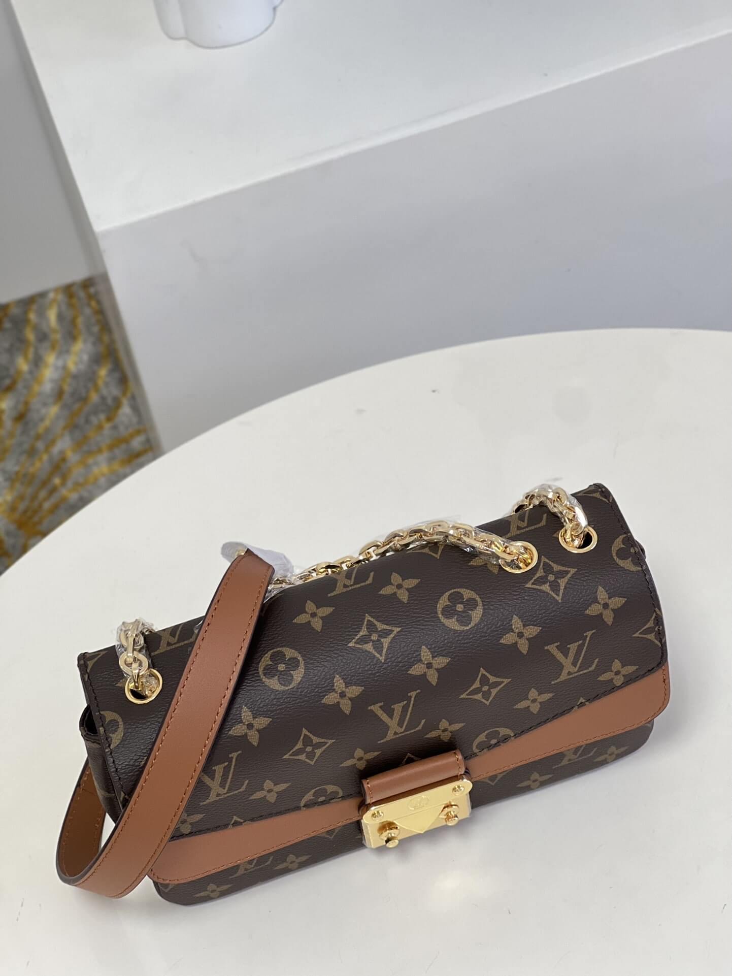 Louis Vuitton LV Monogram Pochette Métis Marceau chain Shoulder Handbag M46126 Black M46127 Caramel Brown - Image 17