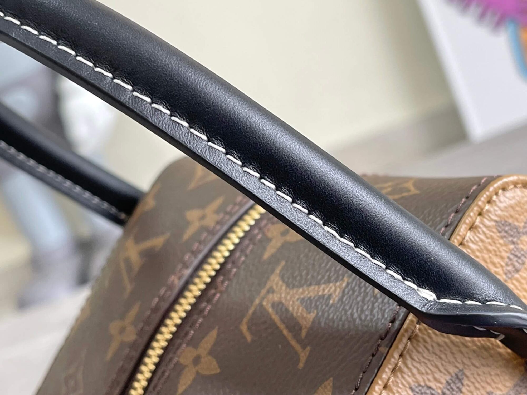 Louis Vuitton LV Monogram Reserve Vanity Square HandBag M43589 Brown - Image 4