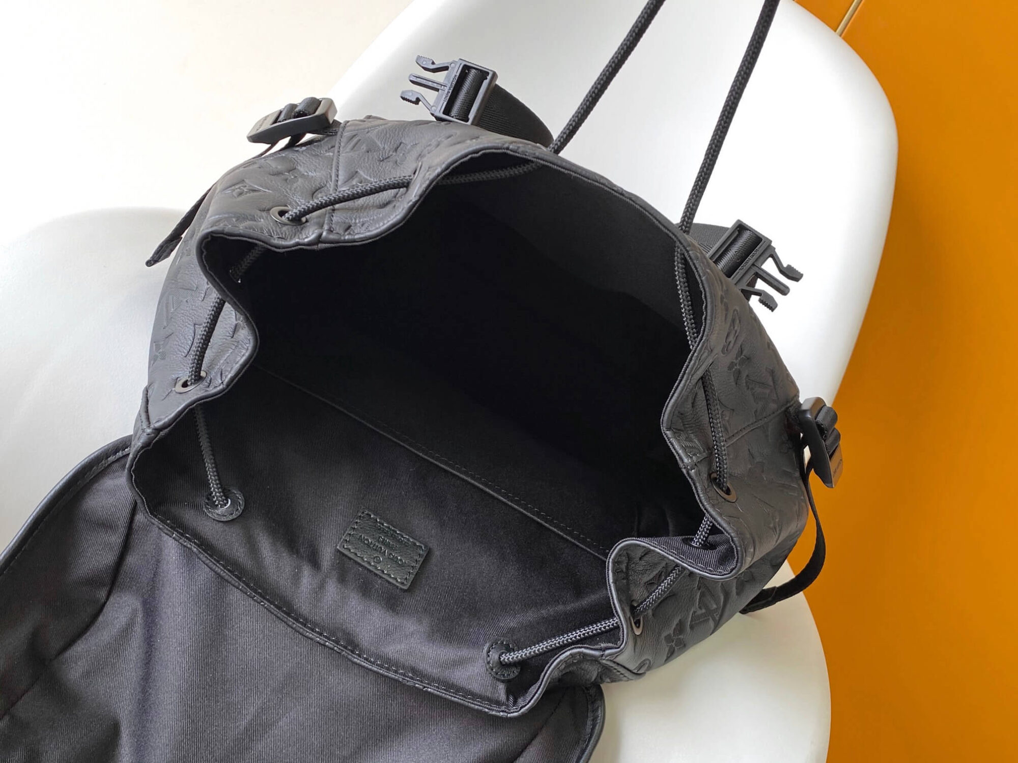 Louis Vuitton LV Monogram Shadow Getaway Hiking Backpack Bag M24776 Black - Image 4