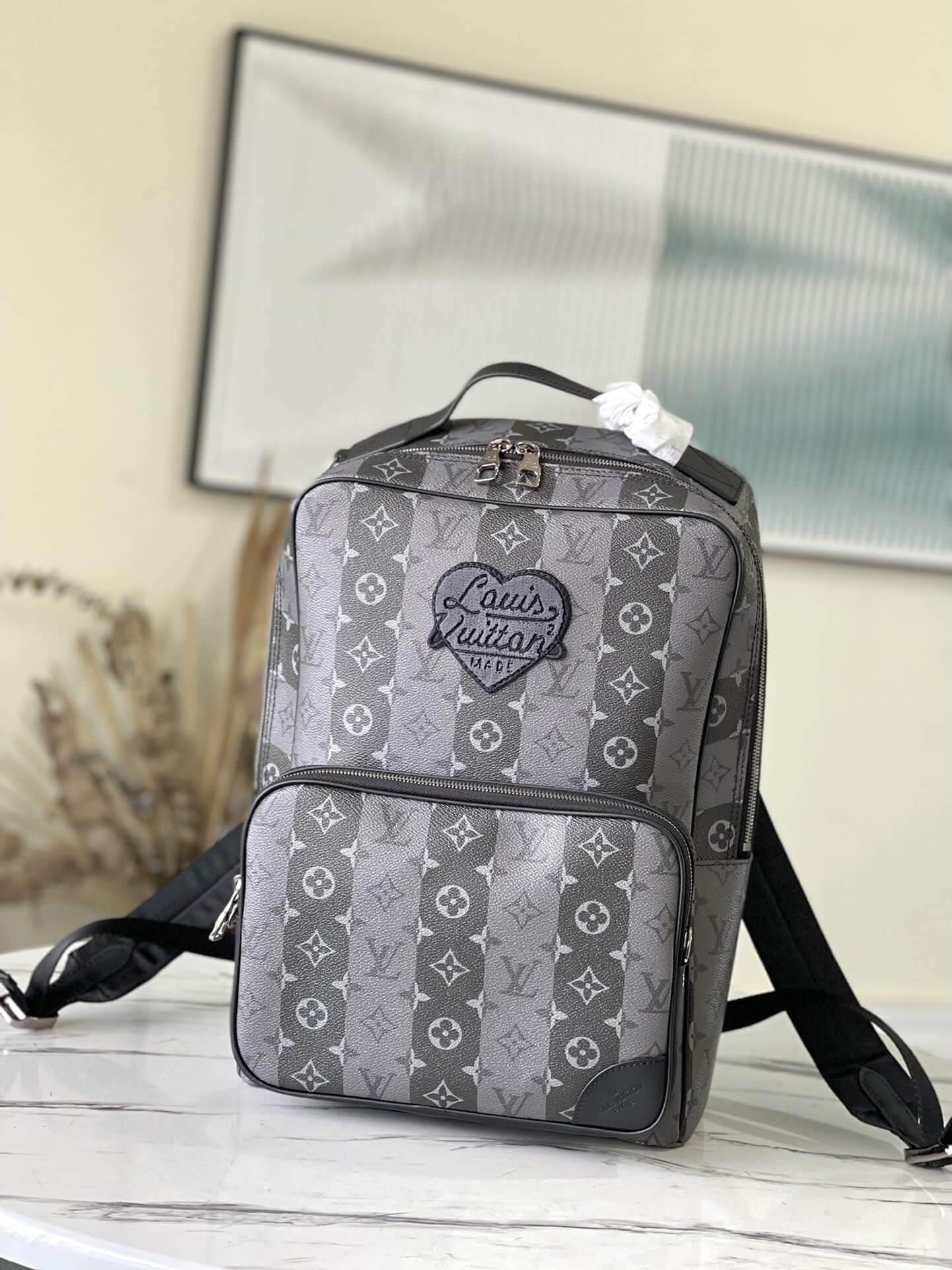 Louis Vuitton LV Monogram Utitary BACKPACK Bag M45962 Grey / Black