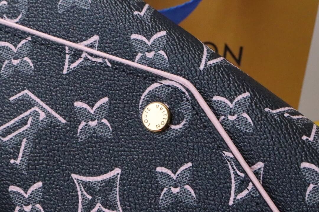 Louis Vuitton LV Monogram canvas Clemence Sarah wallet M81477 Black / Pink - Image 8