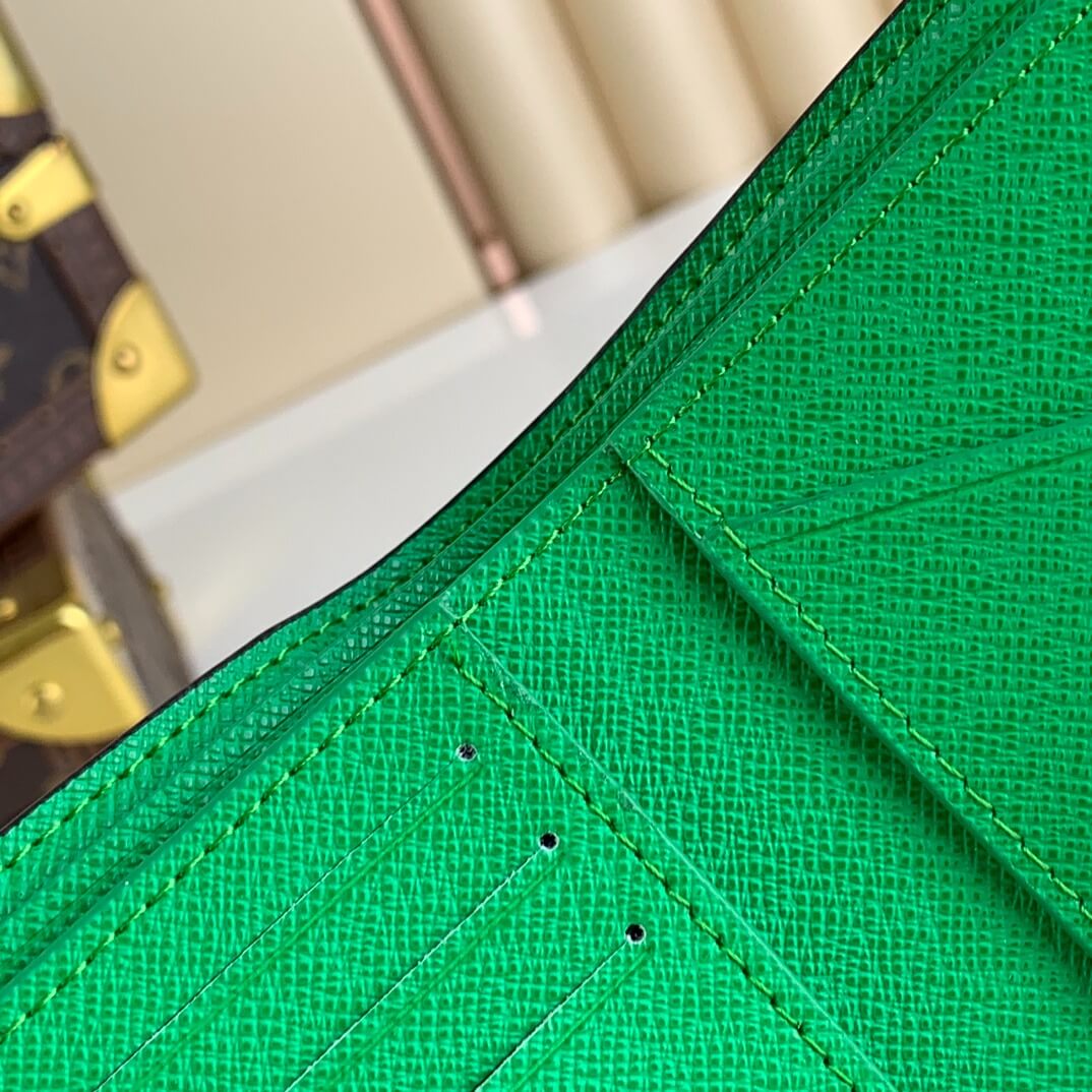 Louis Vuitton LV Monogram canvas Taigarama Multiple Wallet M30995 Orange - Green - Blue - Image 21