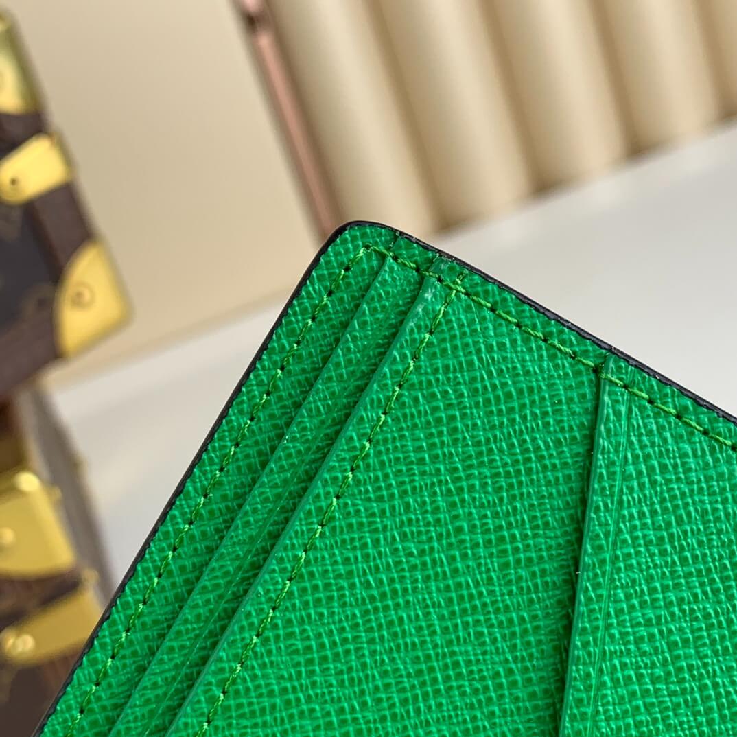 Louis Vuitton LV Monogram canvas Taigarama Multiple Wallet M30995 Orange - Green - Blue - Image 23